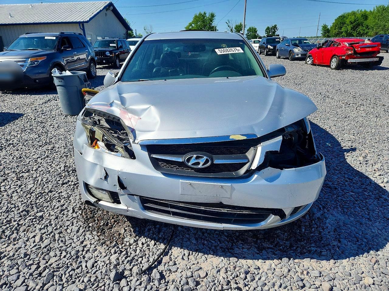 2007 Hyundai Sonata Se/limited Silver vin: 5NPEU46F17H266752