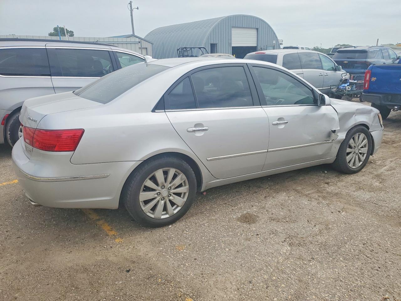 2009 Hyundai Sonata Limited V6 Silver vin: 5NPEU46F19H414563