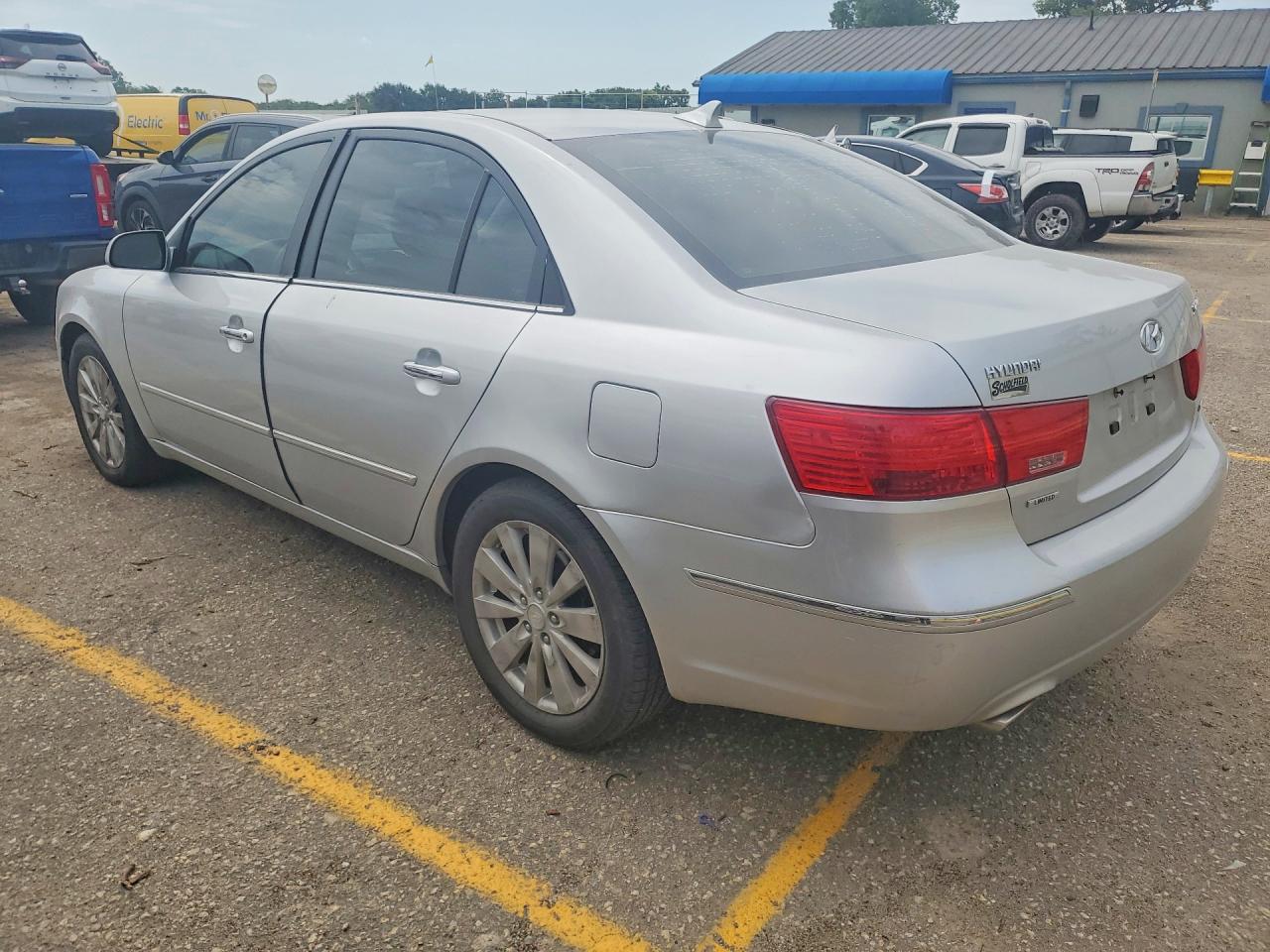 2009 Hyundai Sonata Limited V6 Silver vin: 5NPEU46F19H414563