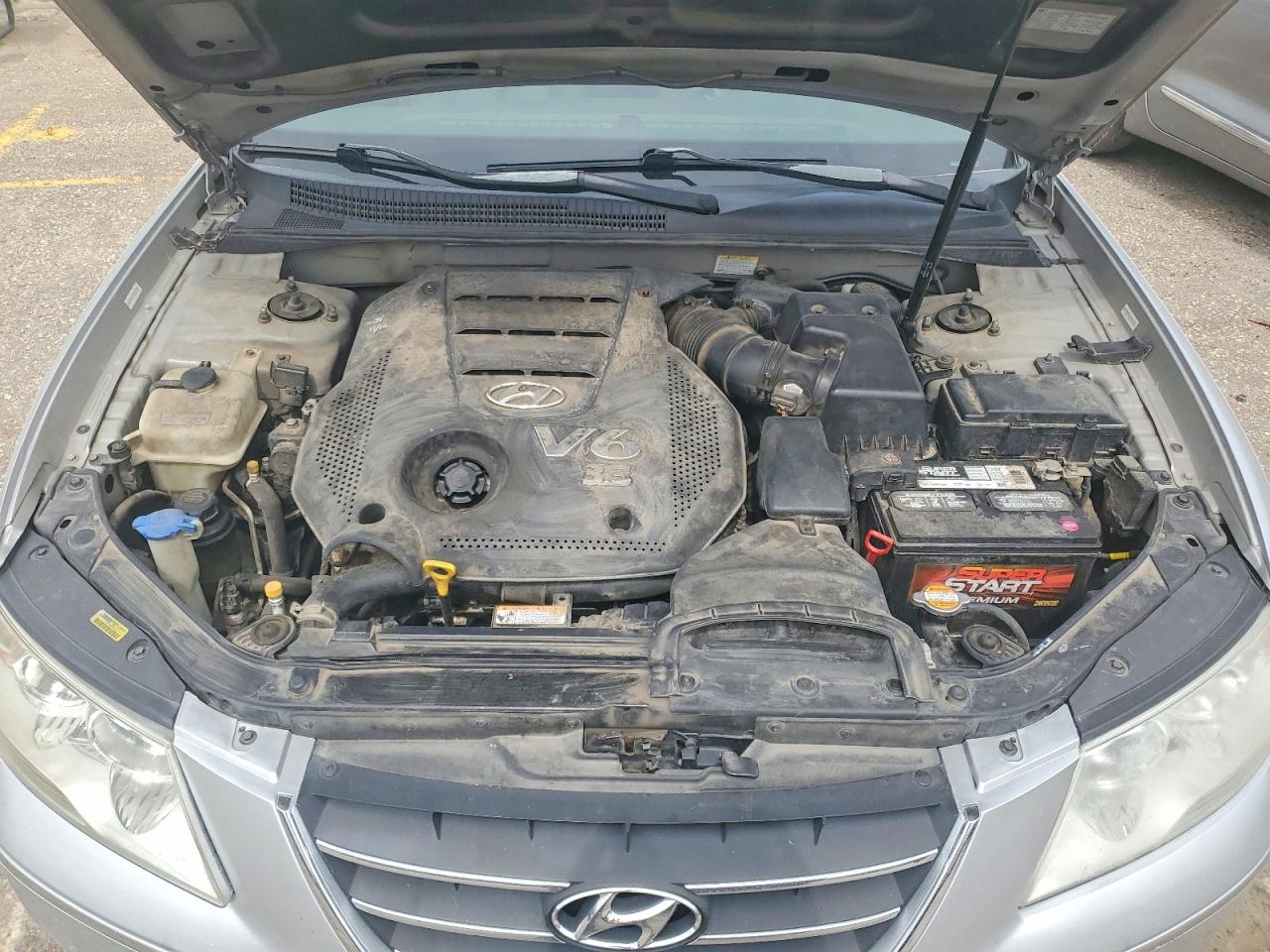 2009 Hyundai Sonata Limited V6 Silver vin: 5NPEU46F19H414563