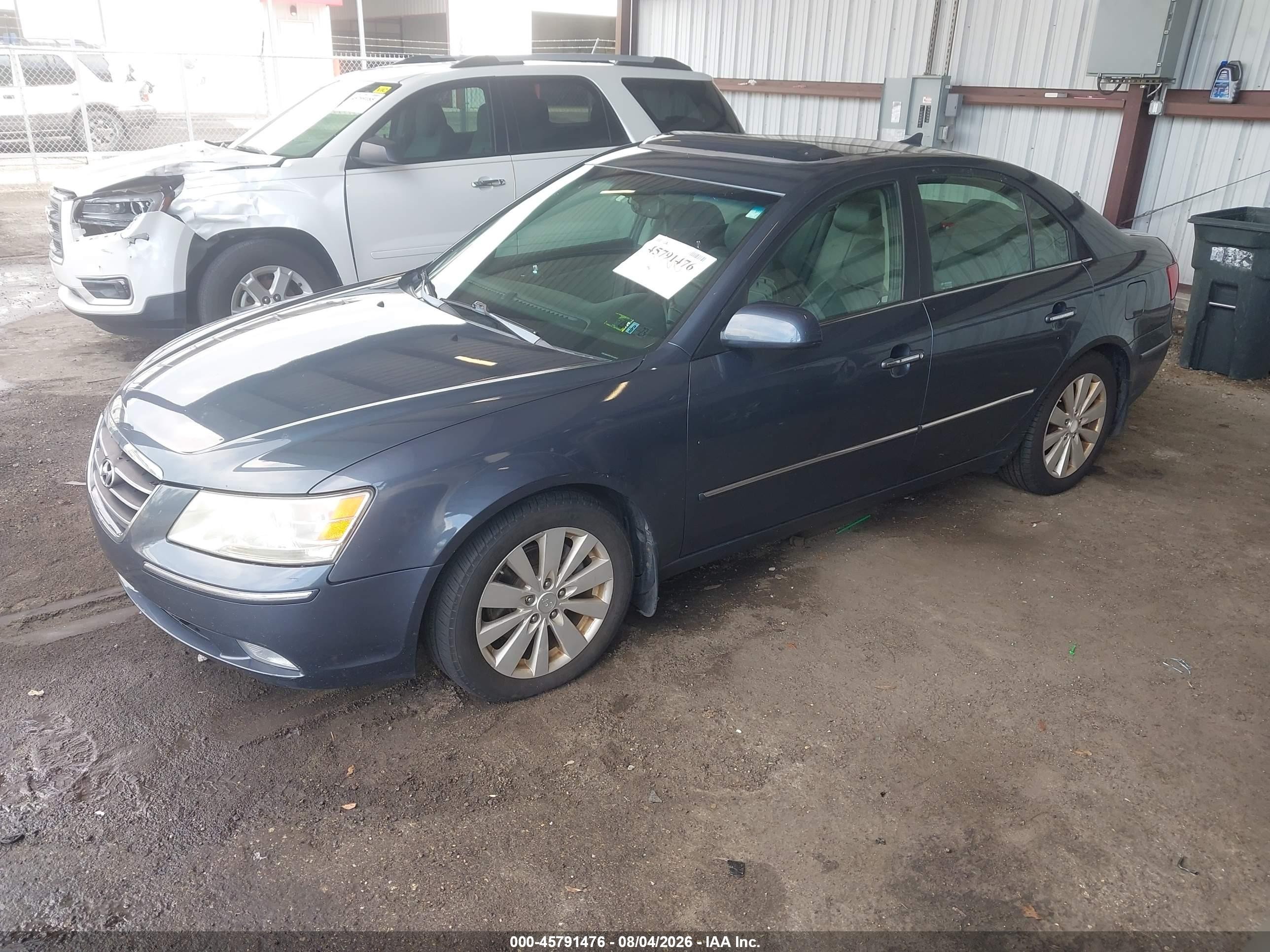 2009 Hyundai Sonata Limited V6 Blue vin: 5NPEU46F19H428253