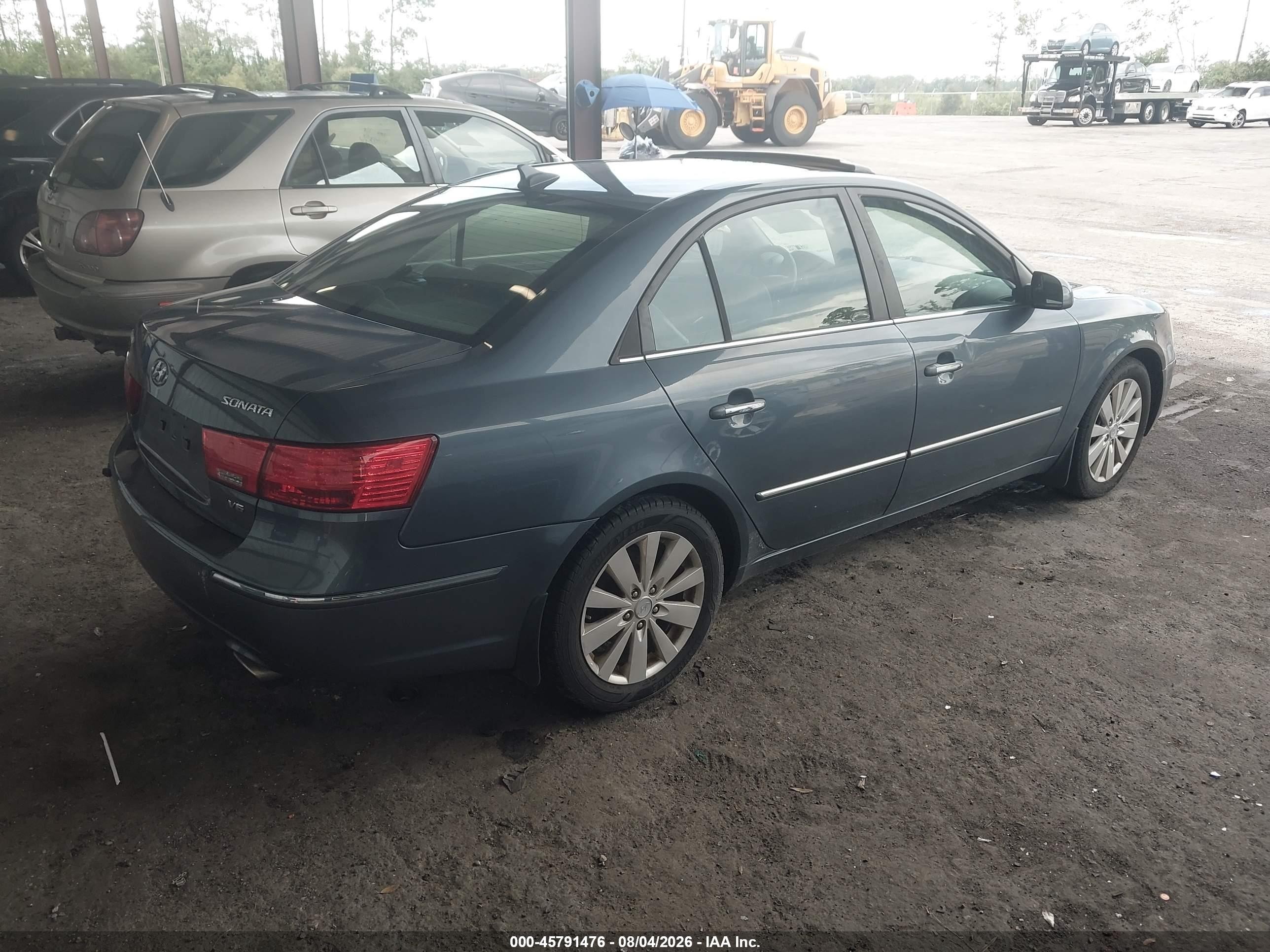 2009 Hyundai Sonata Limited V6 Blue vin: 5NPEU46F19H428253