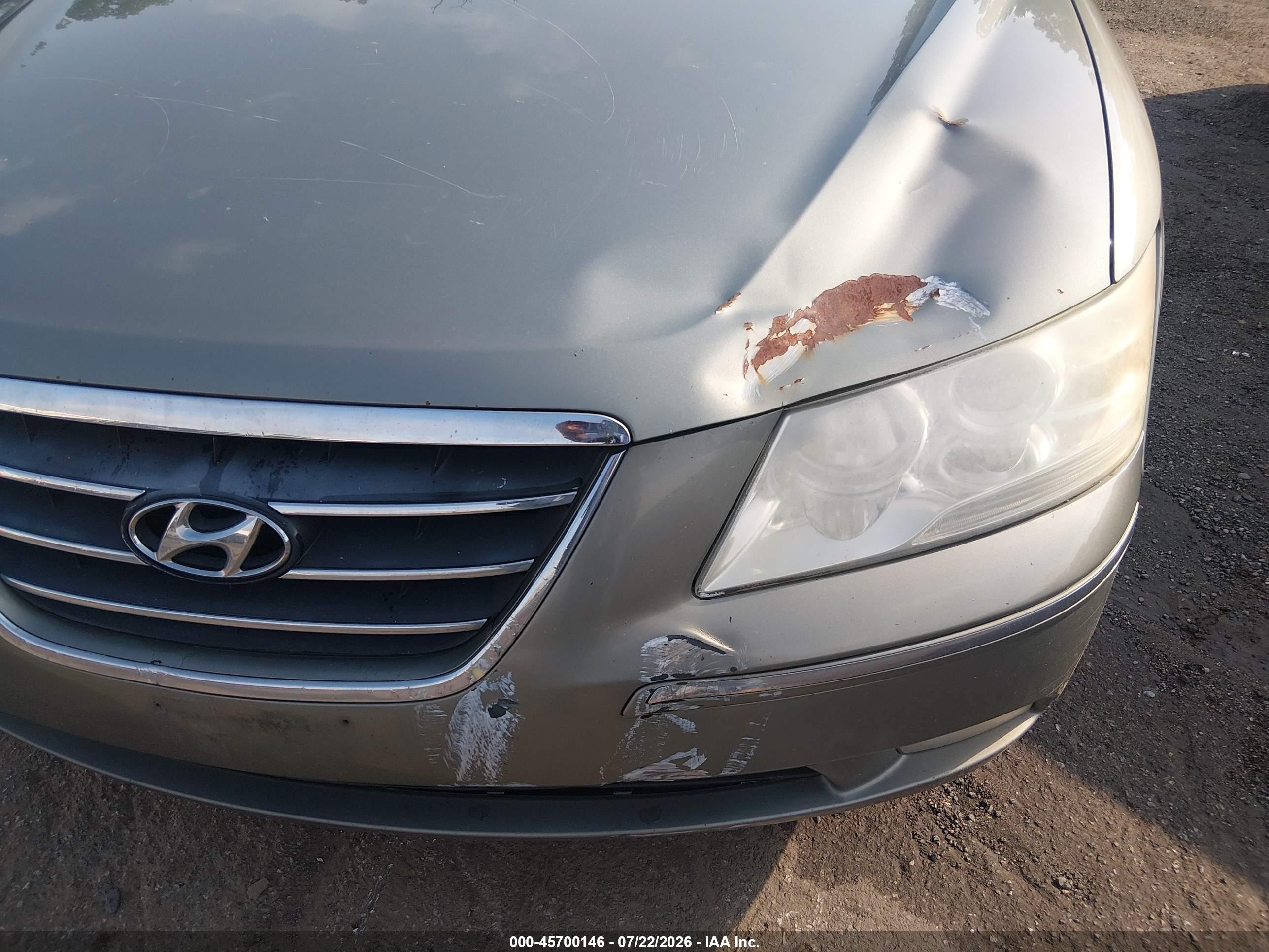 2009 Hyundai Sonata Limited V6 Green vin: 5NPEU46F19H432965