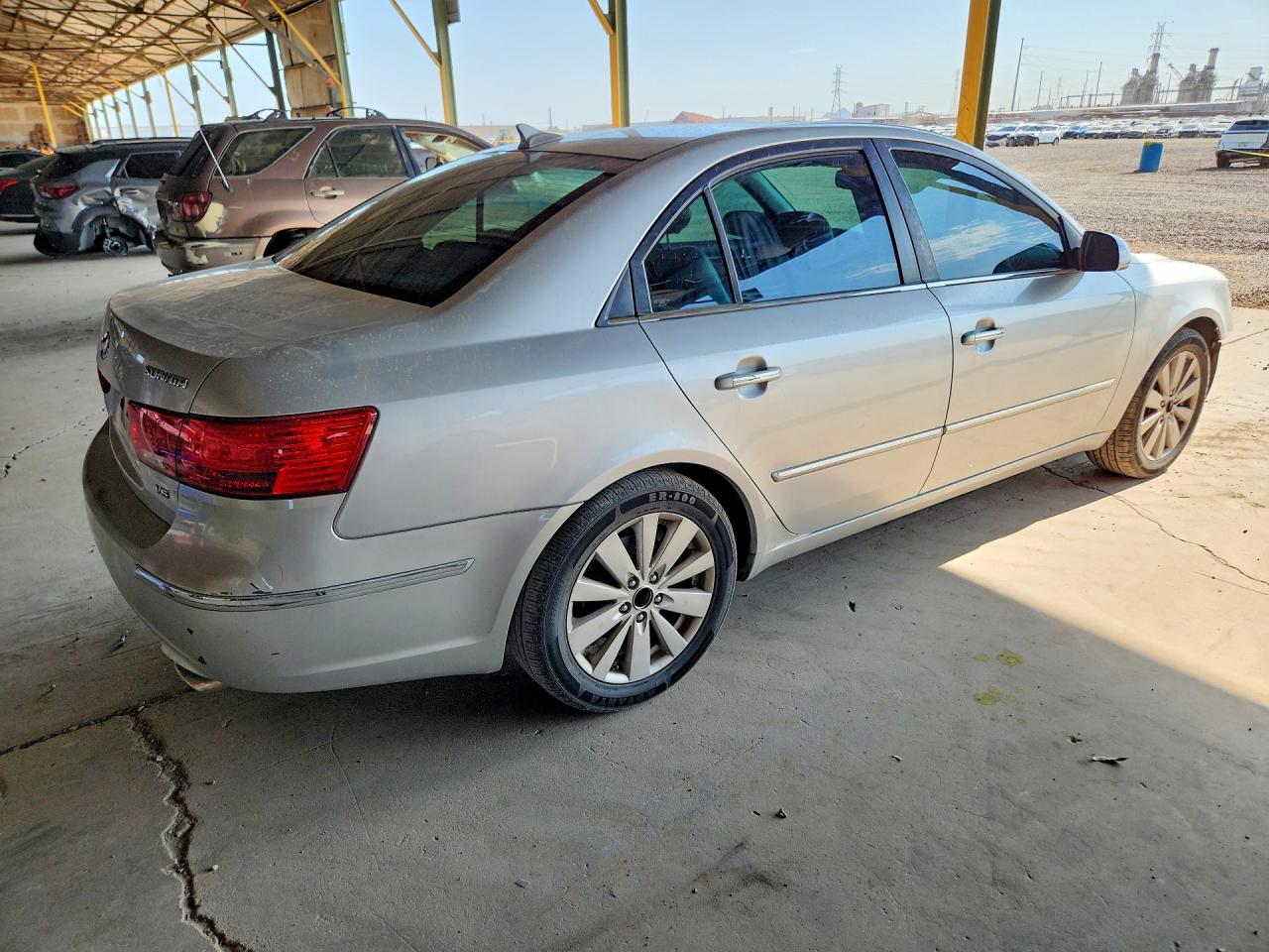 2009 Hyundai Sonata Limited V6 Silver vin: 5NPEU46F19H509110