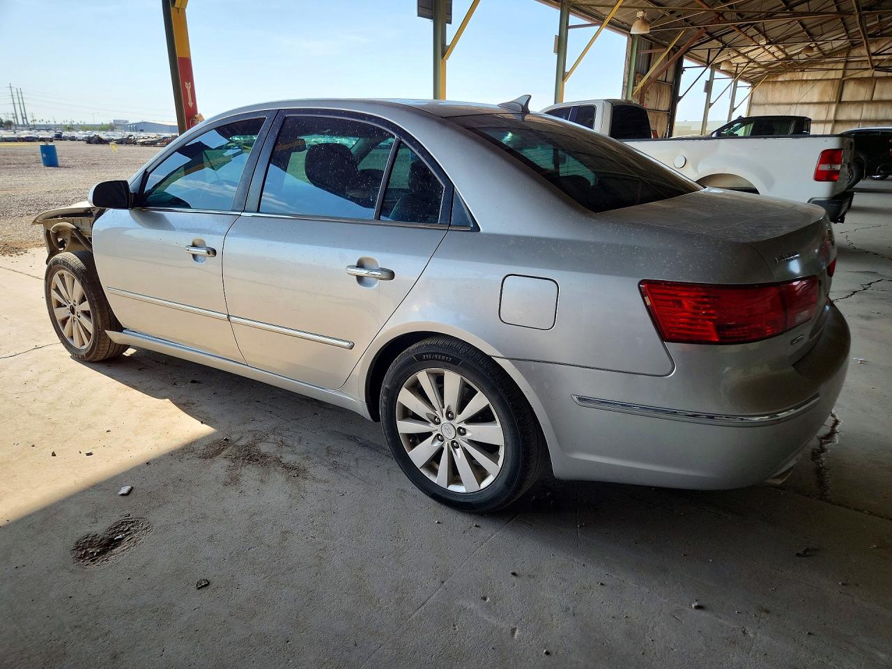 2009 Hyundai Sonata Limited V6 Silver vin: 5NPEU46F19H509110