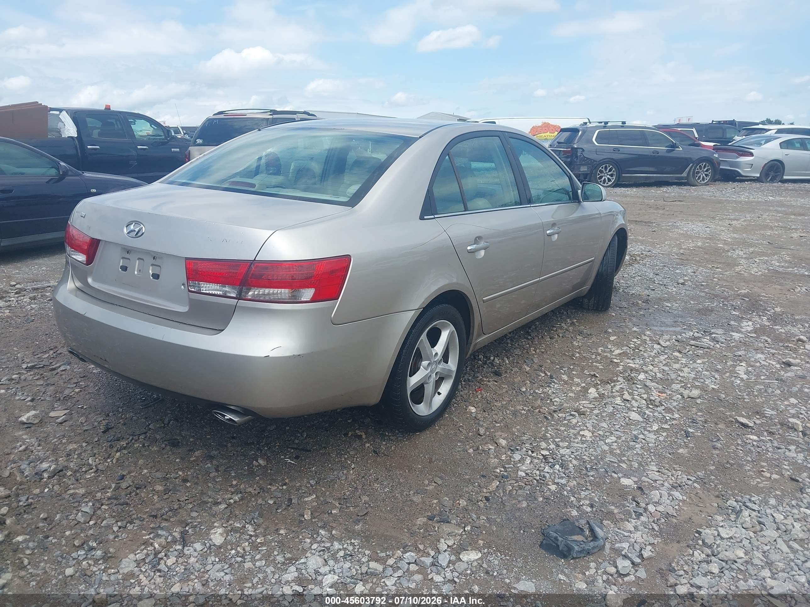 2006 Hyundai Sonata Gls V6/lx V6 Silver vin: 5NPEU46F26H006357