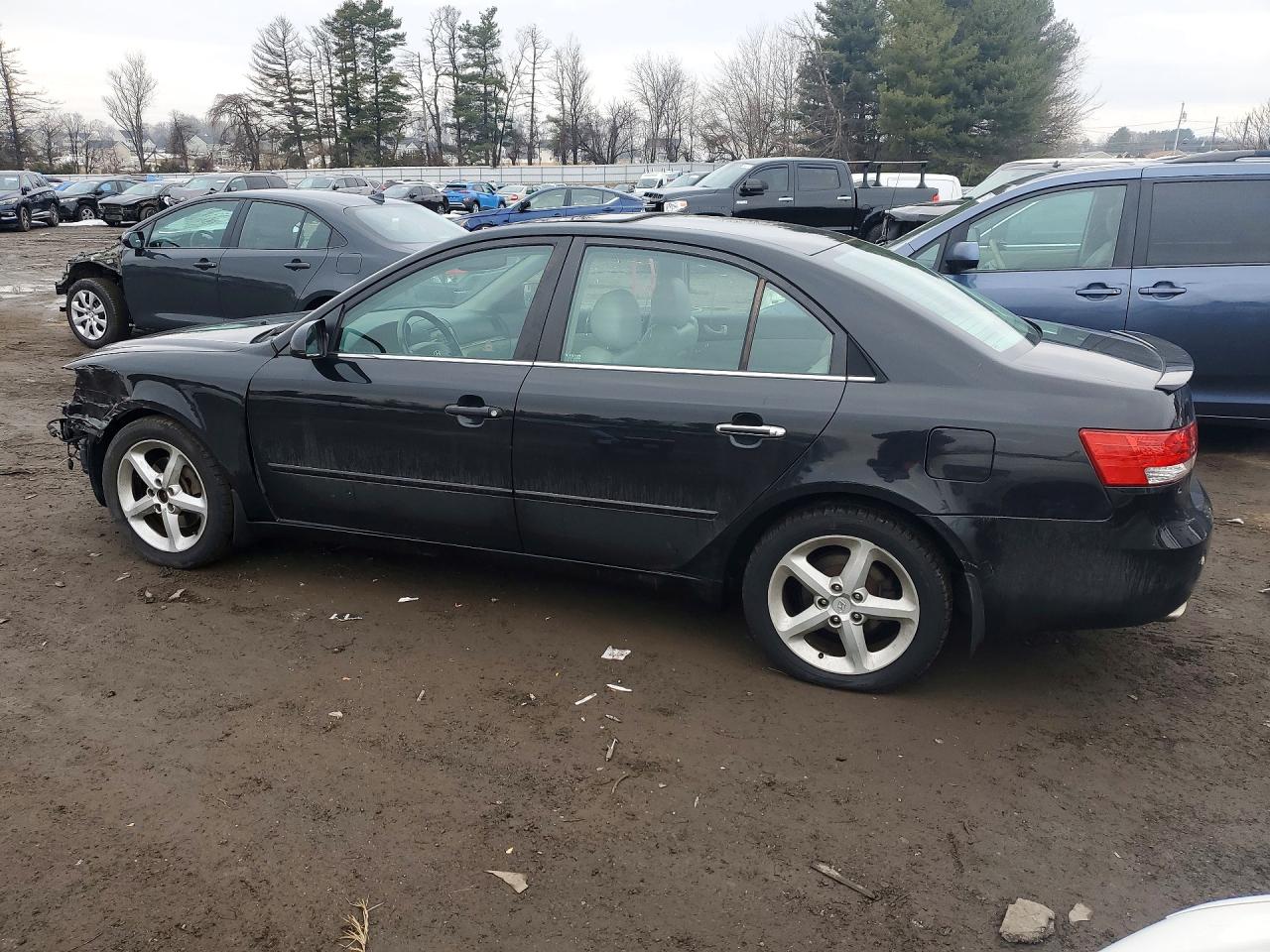 2006 Hyundai Sonata Gls Black vin: 5NPEU46F26H009470