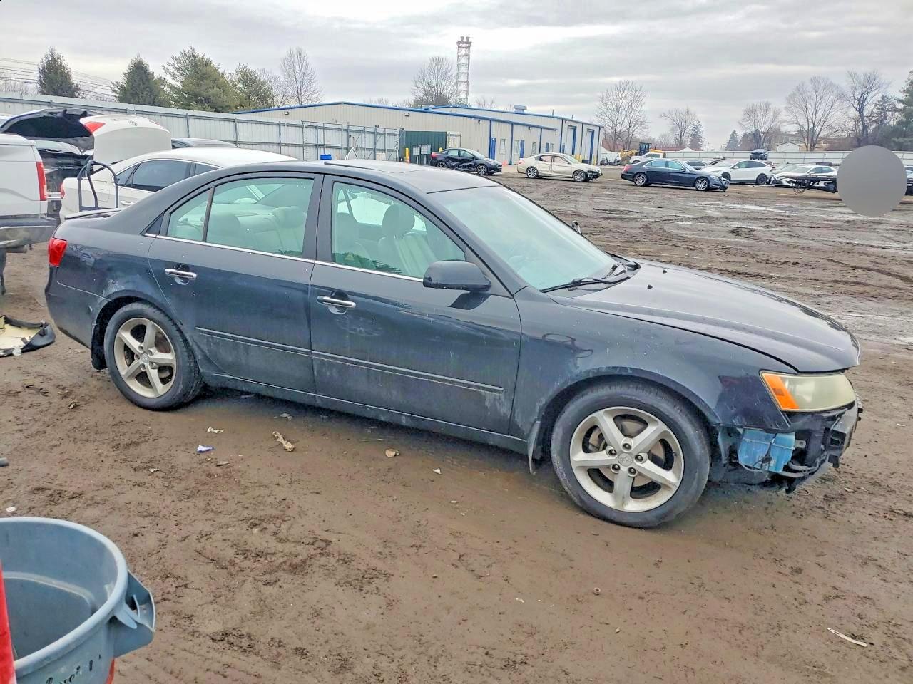 2006 Hyundai Sonata Gls Black vin: 5NPEU46F26H009470