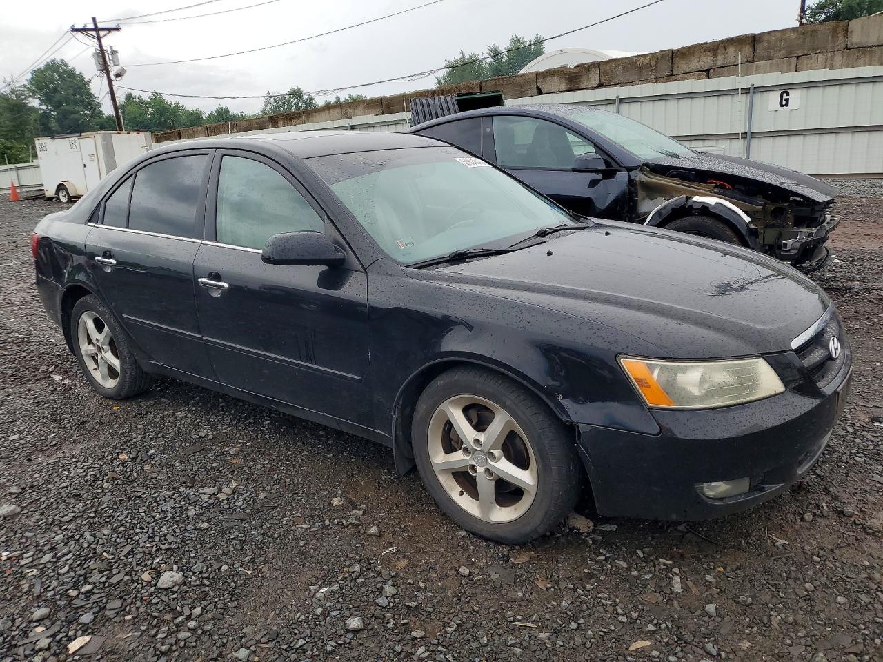 2006 Hyundai Sonata Gls V6 Black vin: 5NPEU46F26H022932