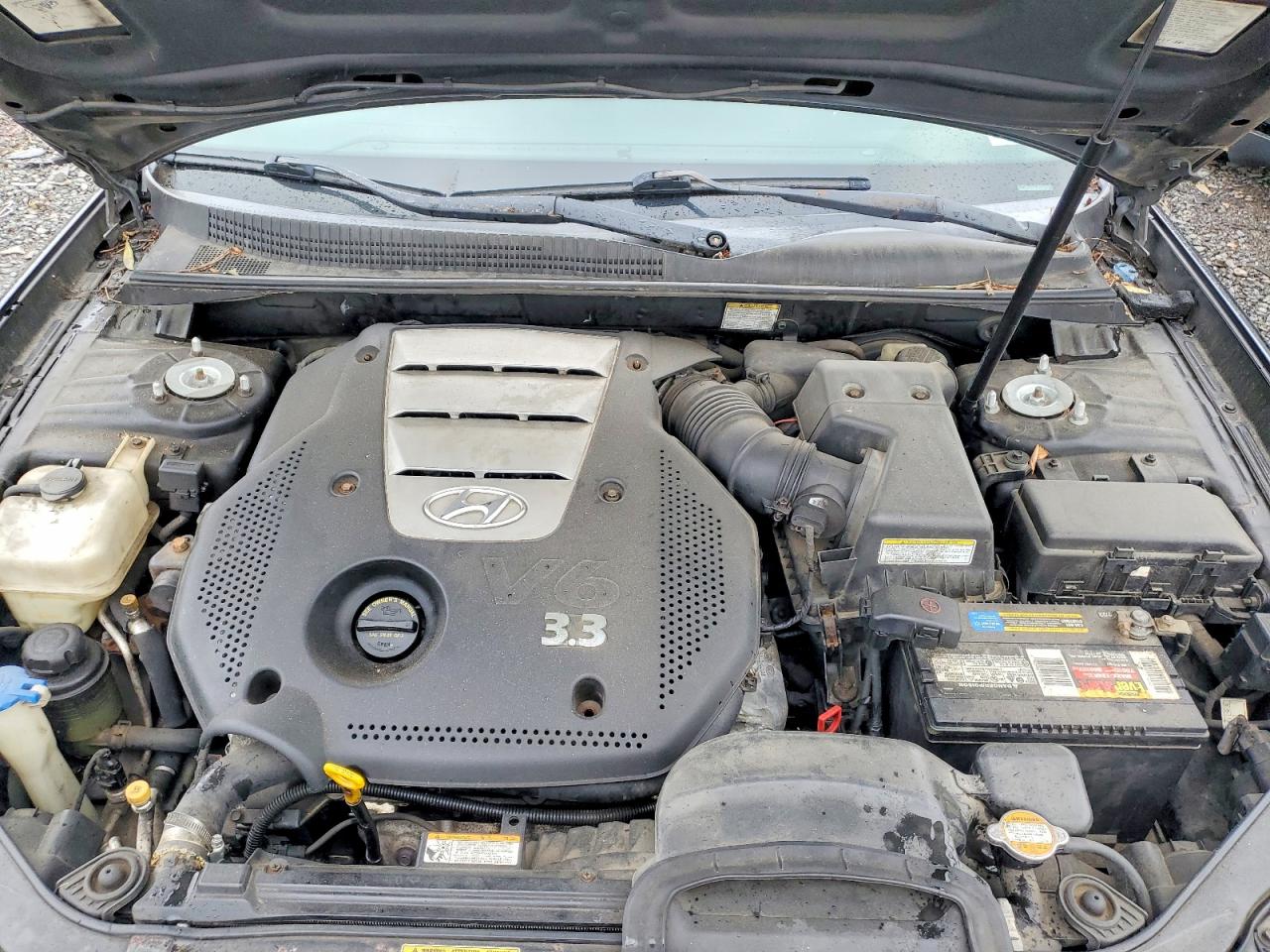 2006 Hyundai Sonata Gls V6 Black vin: 5NPEU46F26H022932