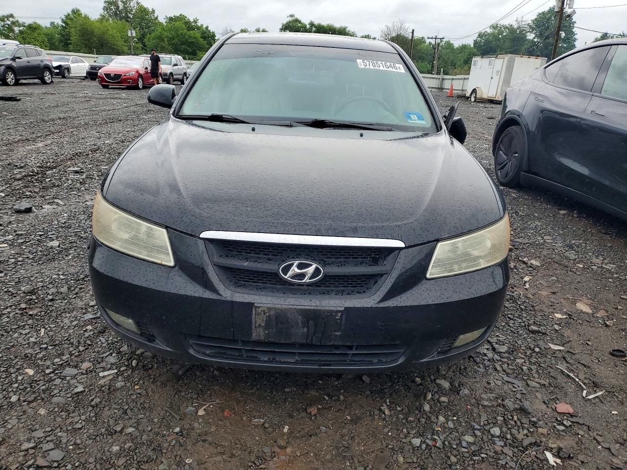 2006 Hyundai Sonata Gls V6 Black vin: 5NPEU46F26H022932