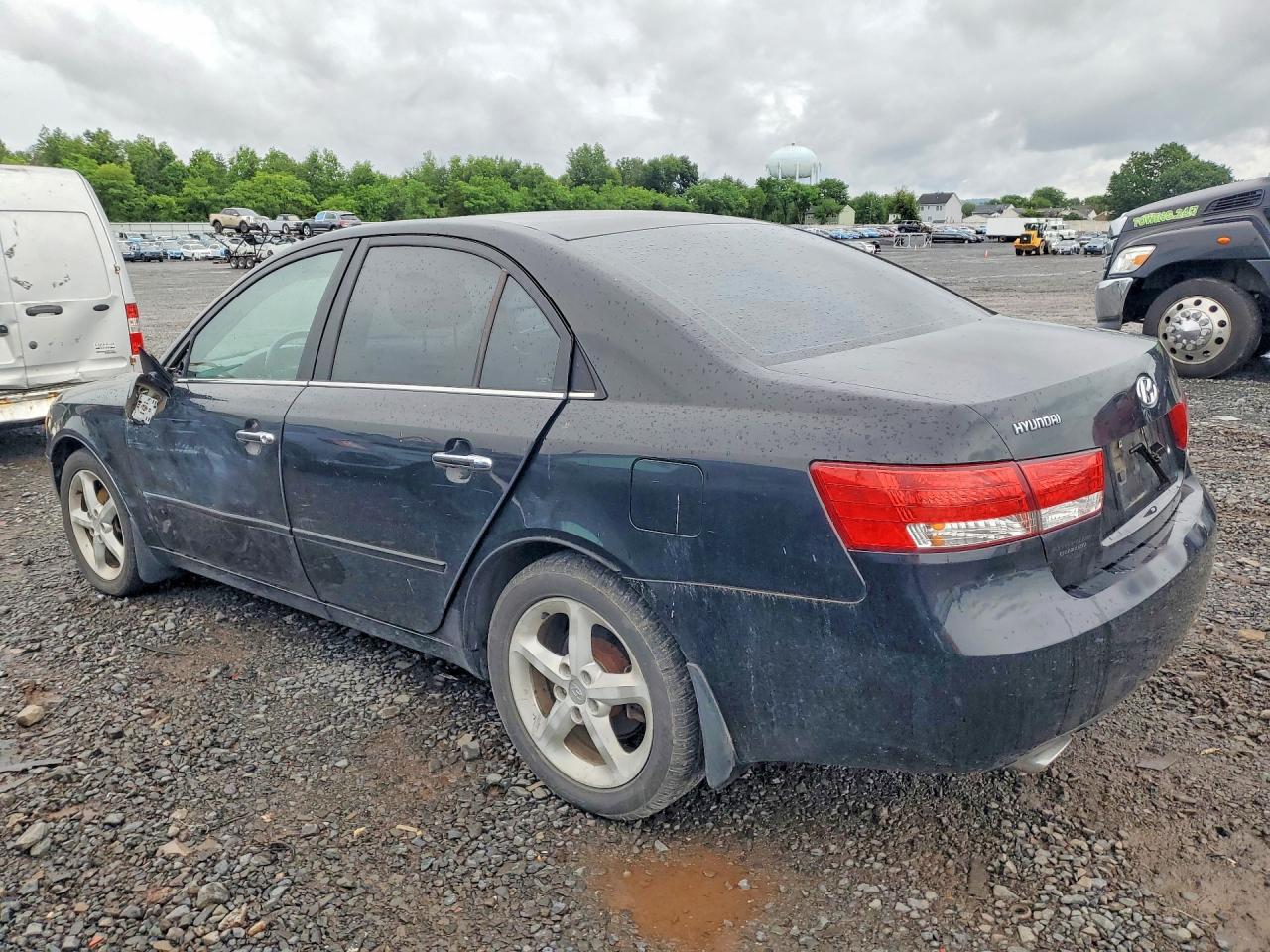 2006 Hyundai Sonata Gls V6 Black vin: 5NPEU46F26H022932