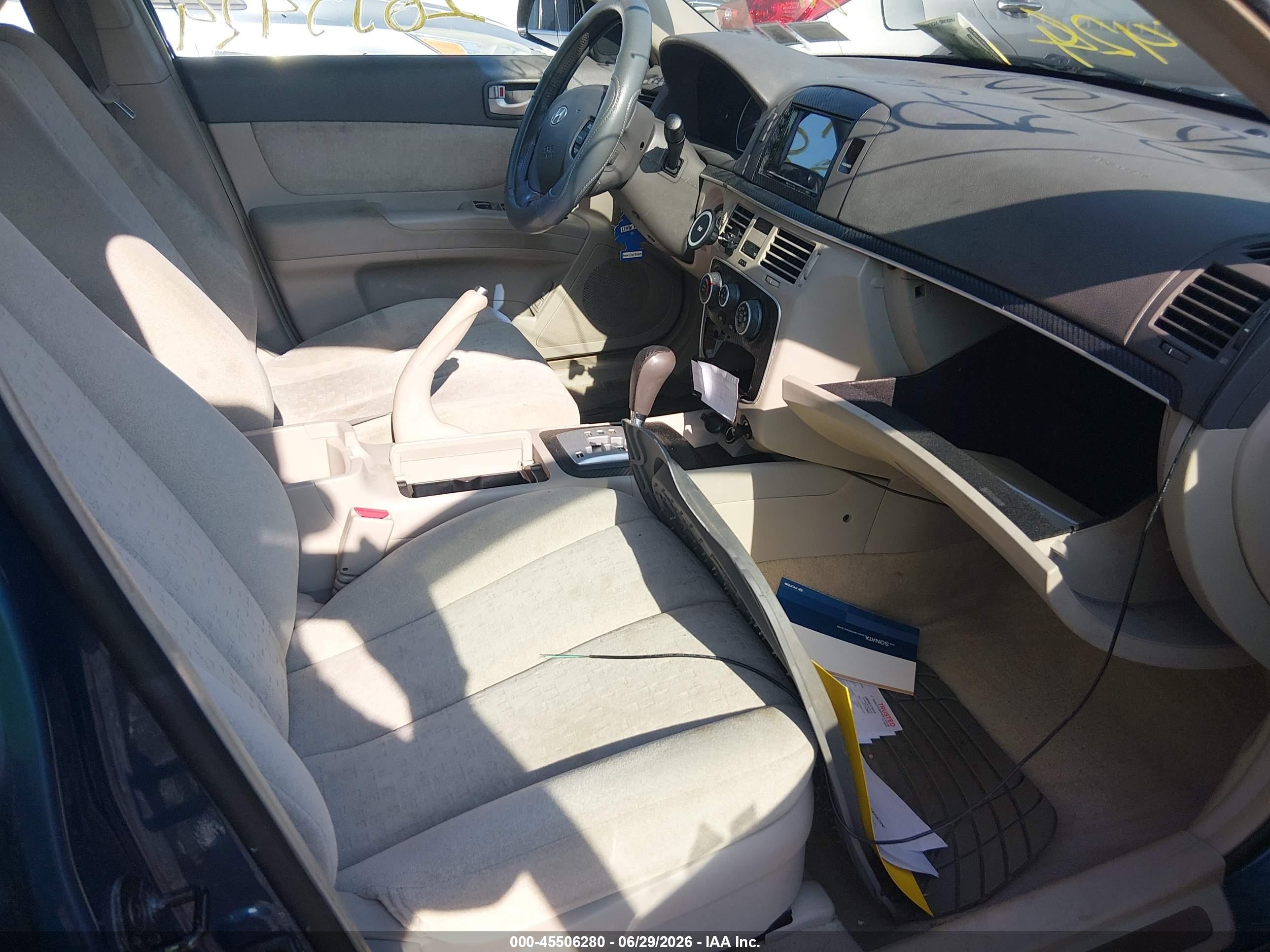 2006 Hyundai Sonata Gls V6/lx V6 Blue vin: 5NPEU46F26H033607