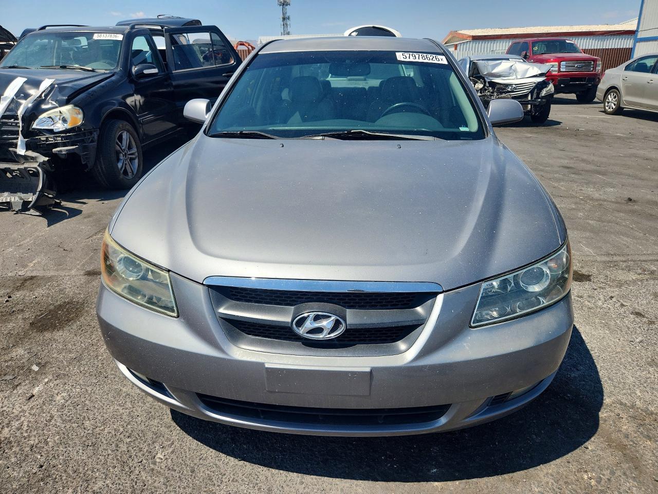 2006 Hyundai Sonata Gls V6 Silver vin: 5NPEU46F26H063772