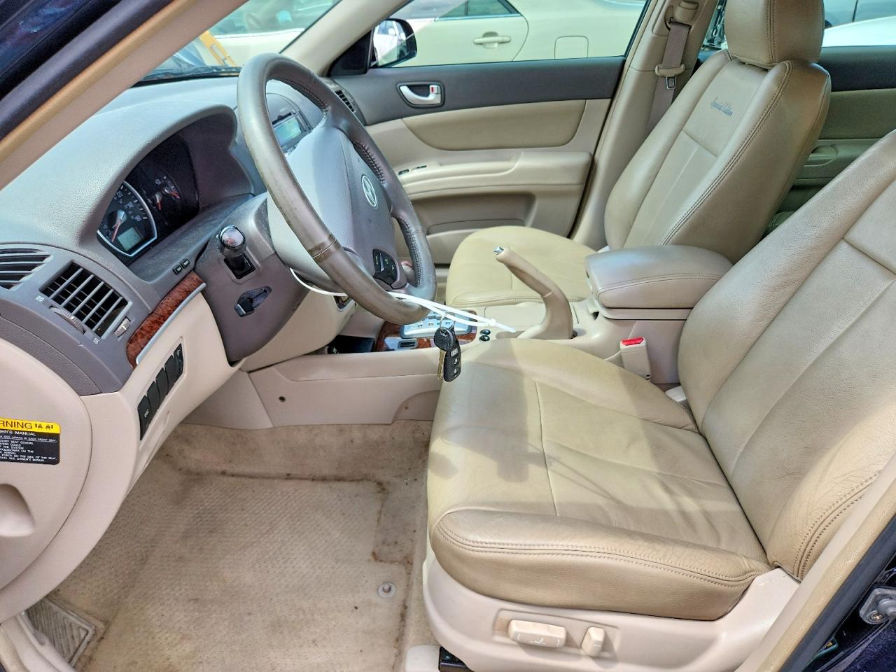 2006 Hyundai Sonata Gls Blue vin: 5NPEU46F26H112100