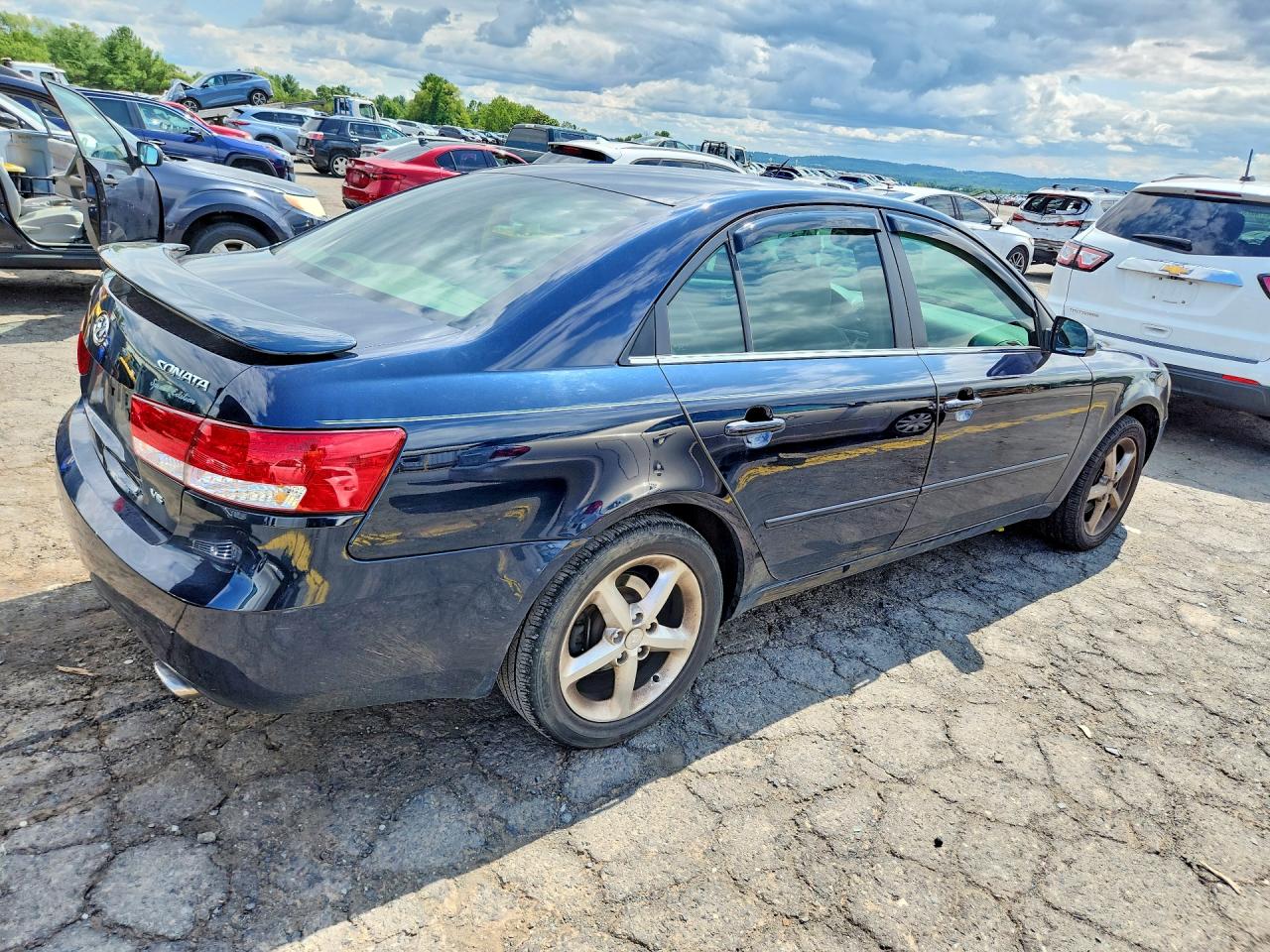 2006 Hyundai Sonata Gls Blue vin: 5NPEU46F26H112100