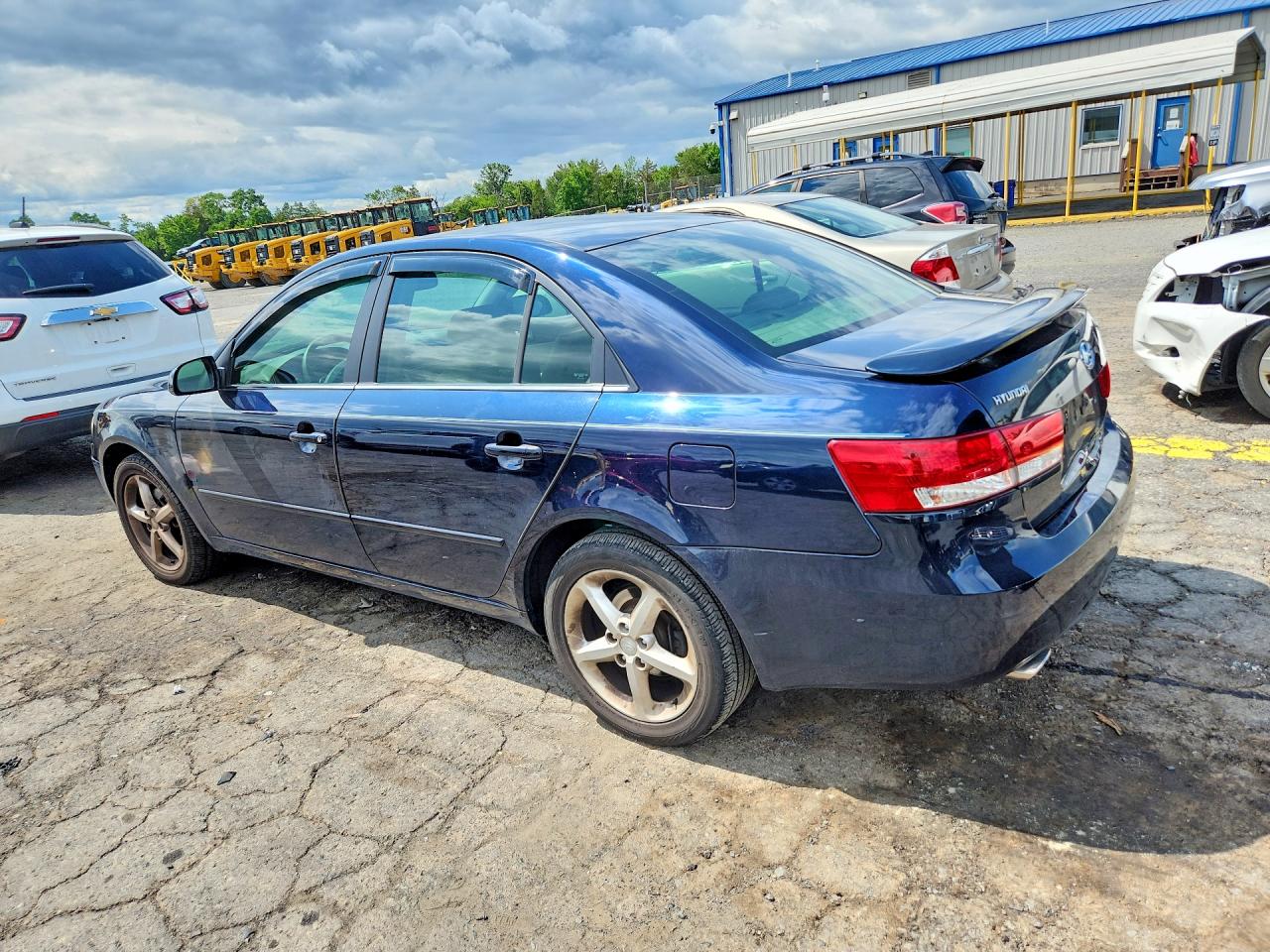2006 Hyundai Sonata Gls Blue vin: 5NPEU46F26H112100