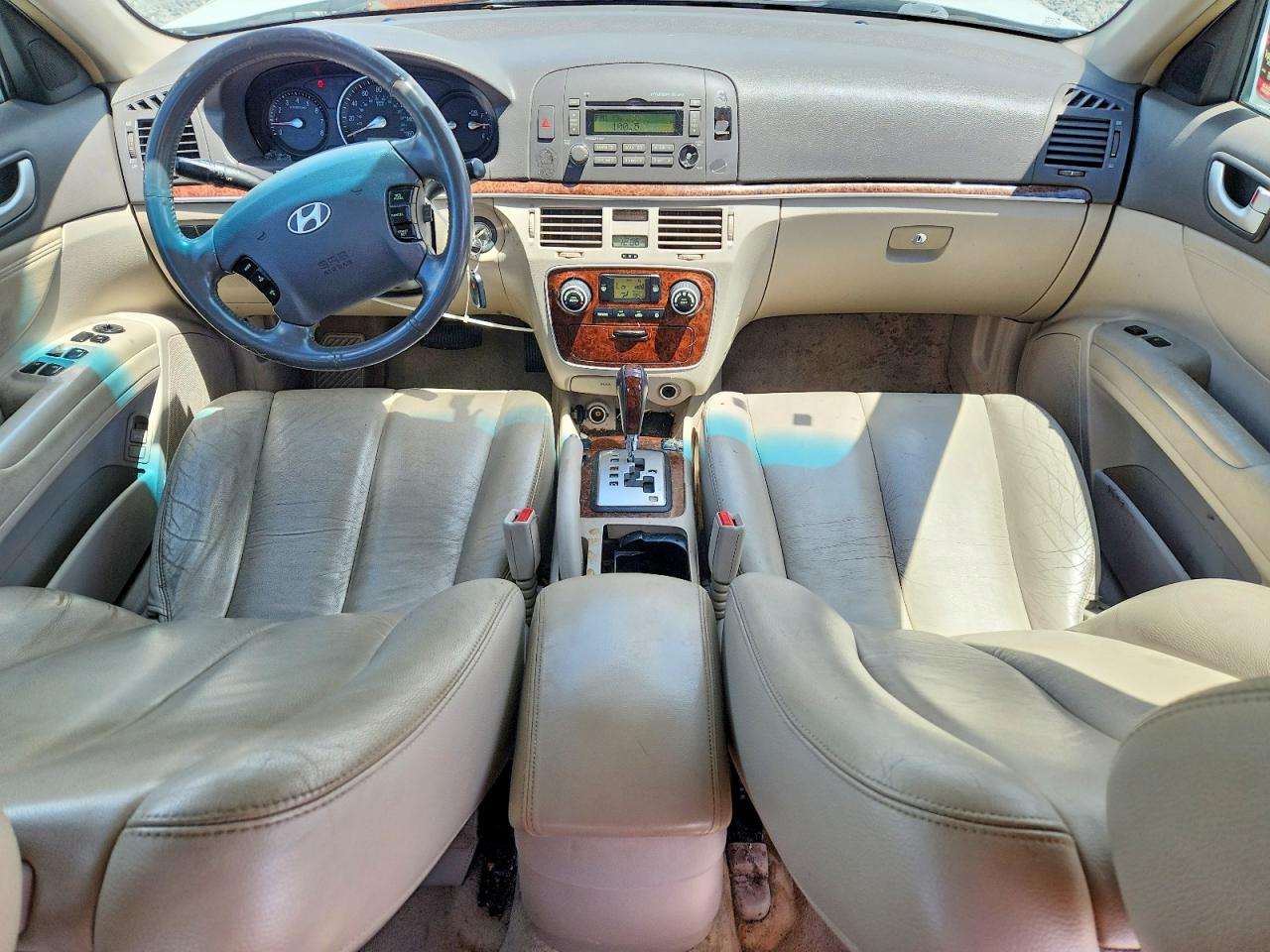 2006 Hyundai Sonata Gls V6 White vin: 5NPEU46F26H146165