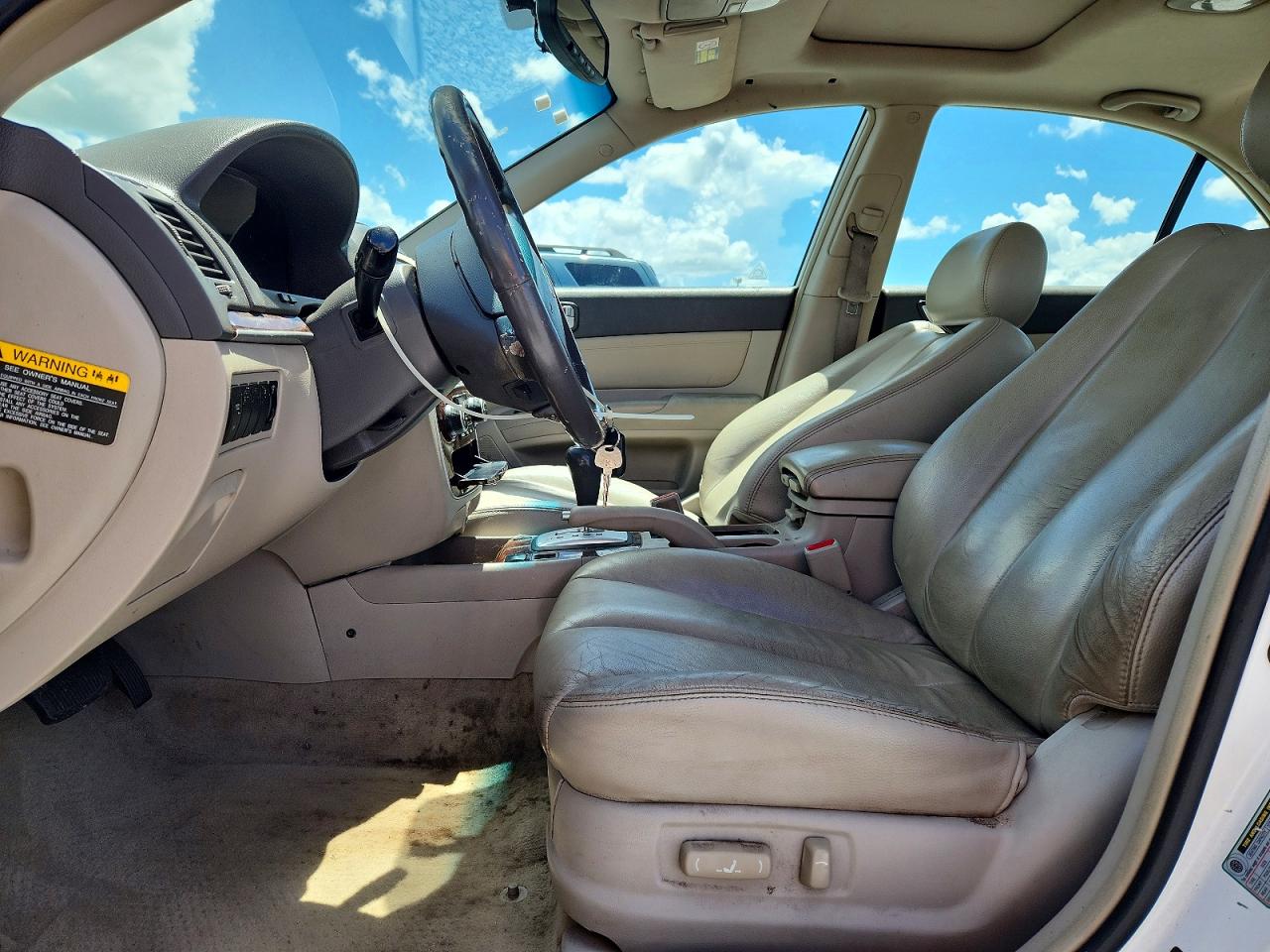 2006 Hyundai Sonata Gls V6 White vin: 5NPEU46F26H146165