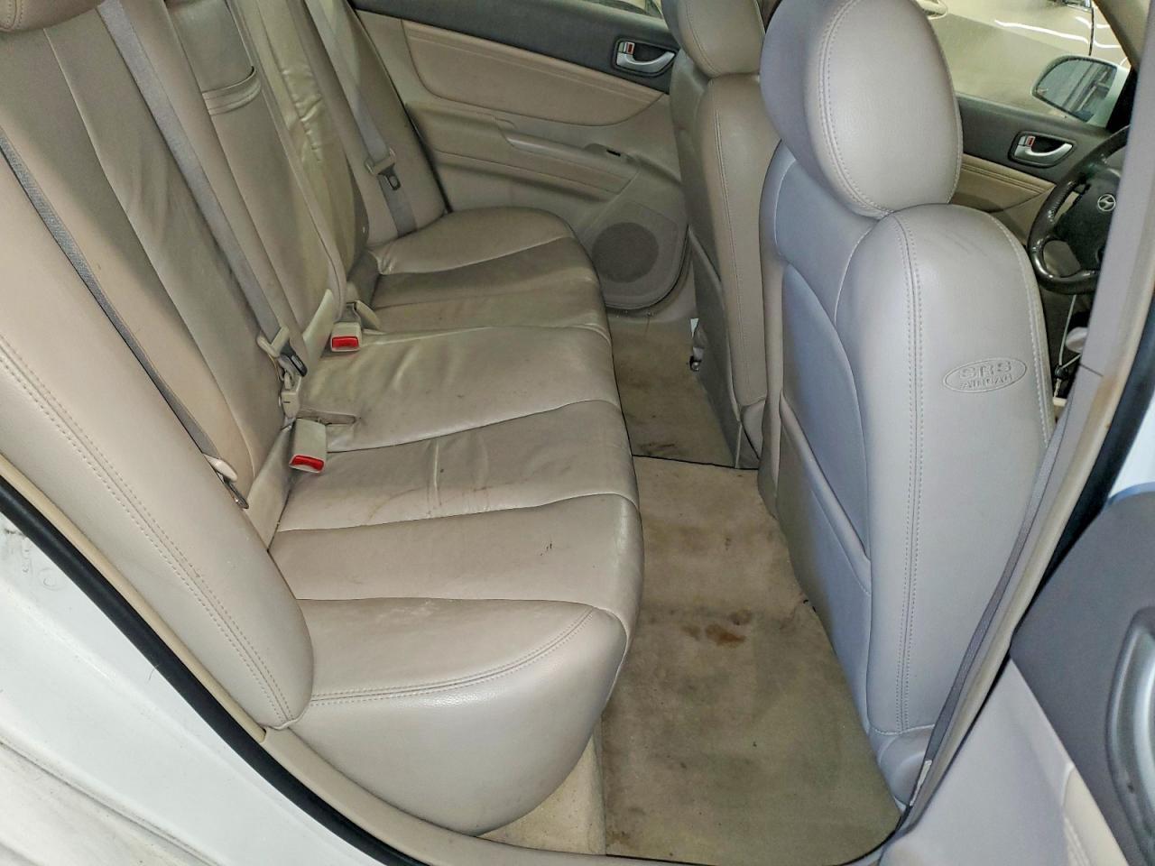 2007 Hyundai Sonata Se White vin: 5NPEU46F27H159399