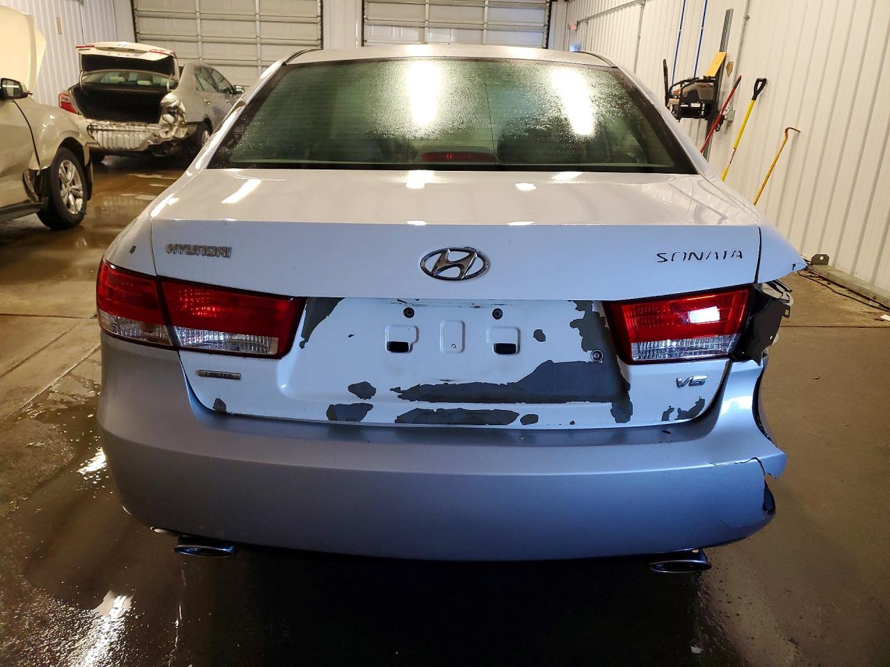 2007 Hyundai Sonata Se White vin: 5NPEU46F27H159399
