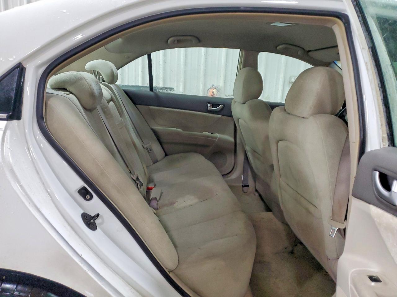 2007 Hyundai Sonata Se White vin: 5NPEU46F27H173724