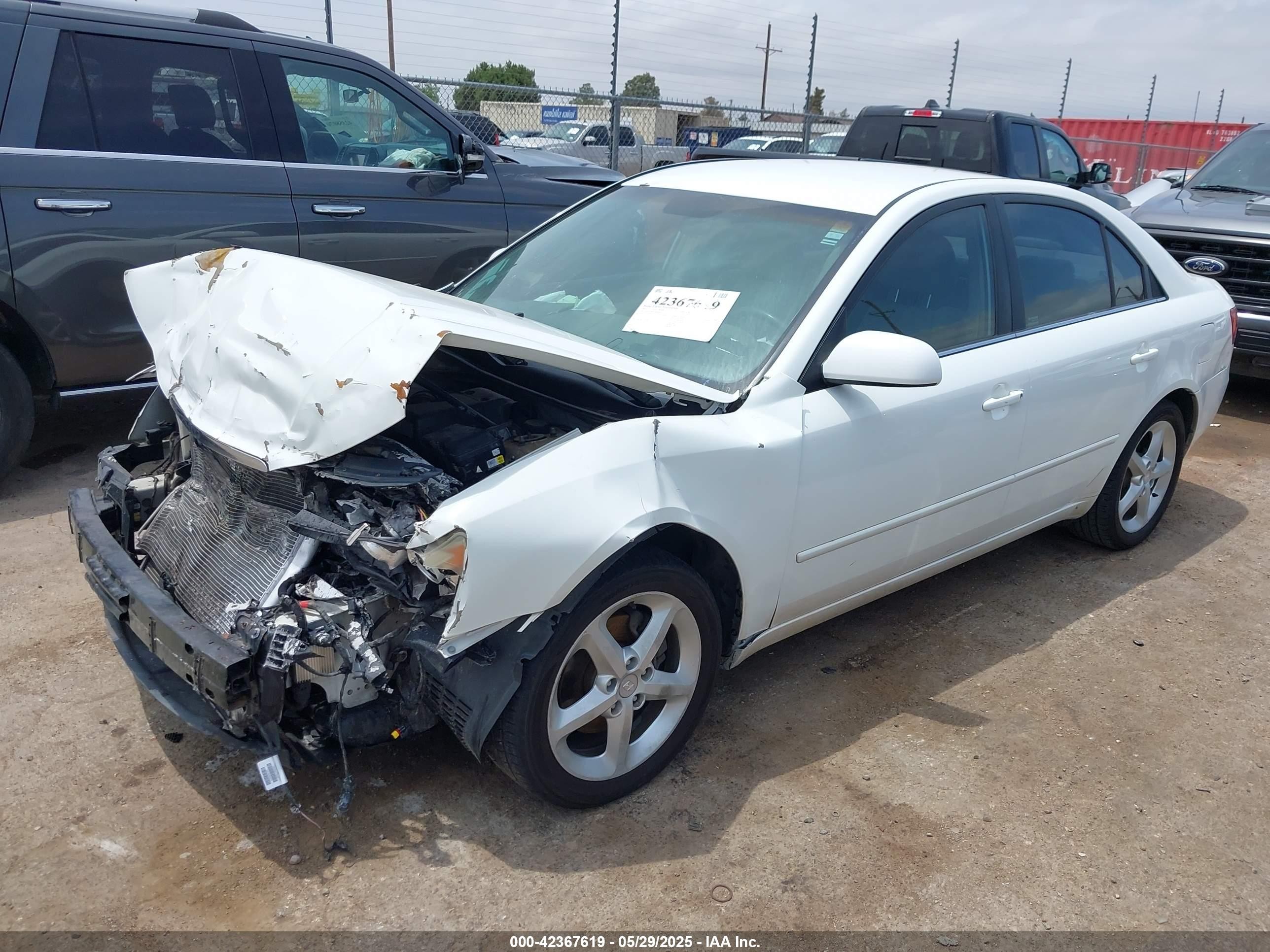2007 Hyundai Sonata Limited/se V6 White vin: 5NPEU46F27H183623