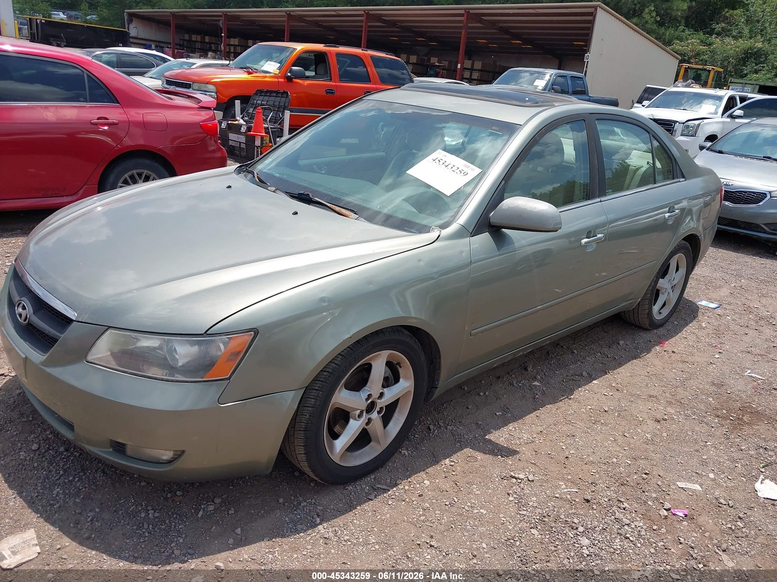 2007 Hyundai Sonata Limited/limited W/xm/se/se W/xm Бирюзовый vin: 5NPEU46F27H192547