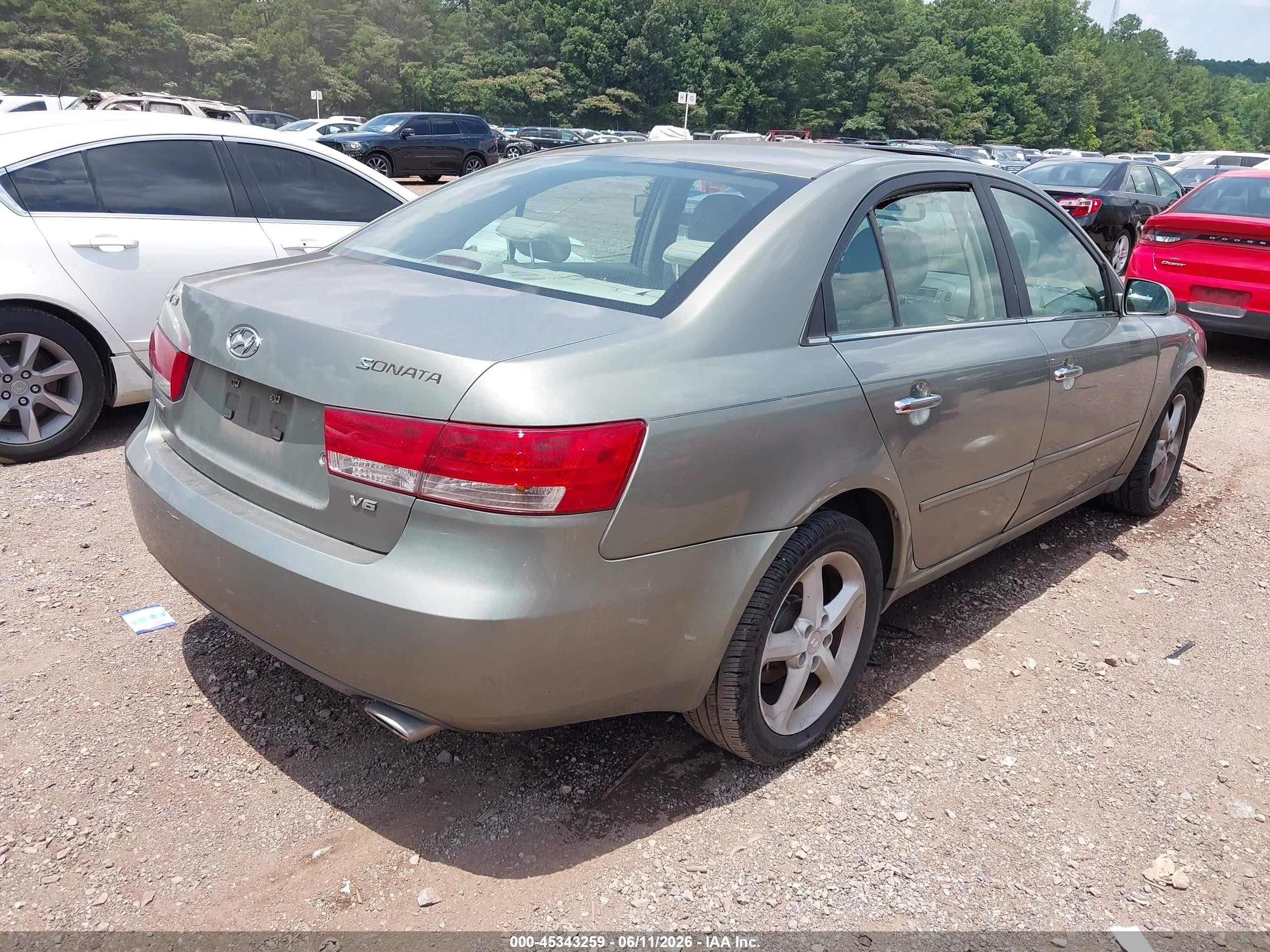 2007 Hyundai Sonata Limited/limited W/xm/se/se W/xm Бирюзовый vin: 5NPEU46F27H192547