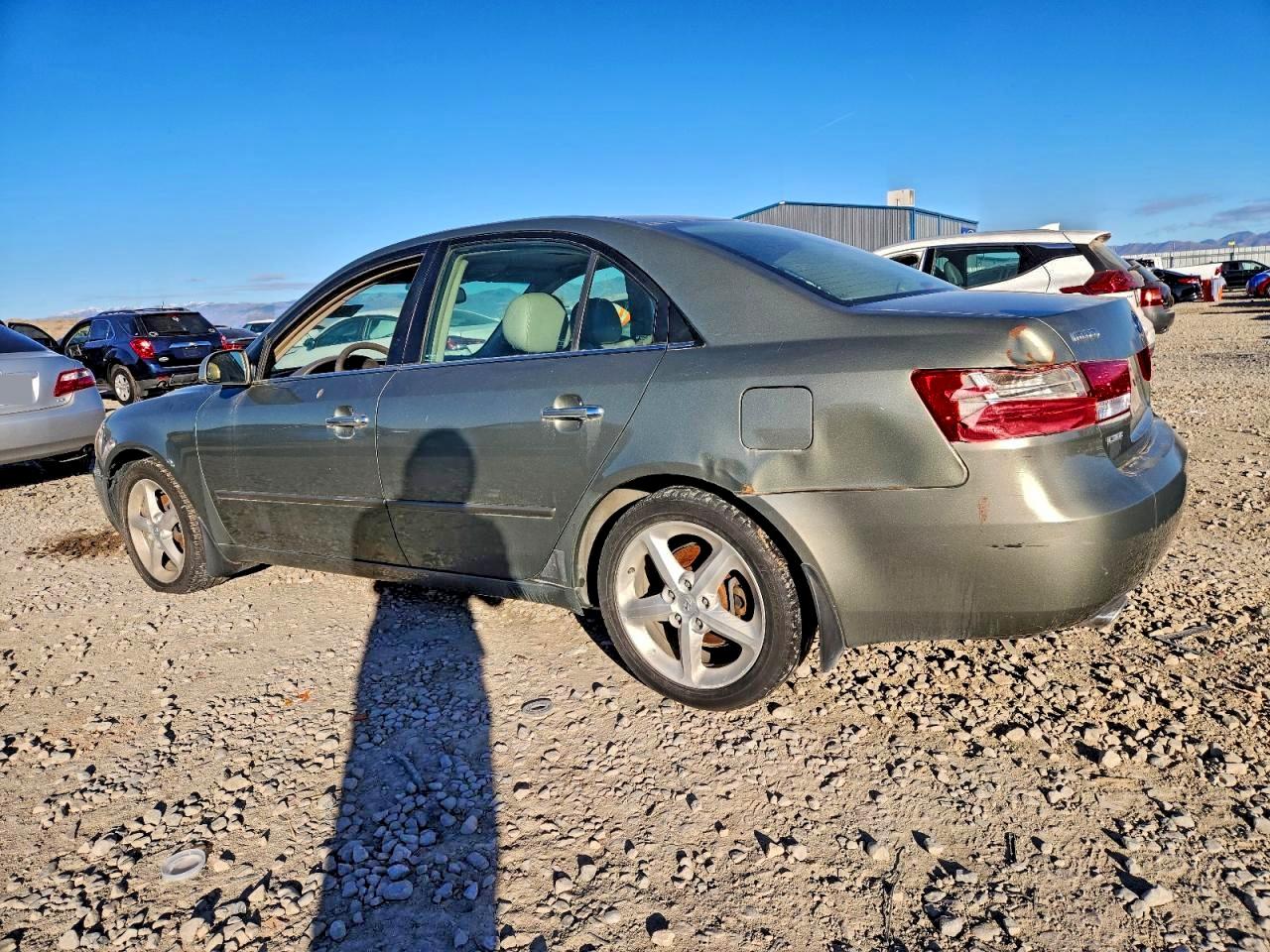 2007 Hyundai Sonata Se Green vin: 5NPEU46F27H193617