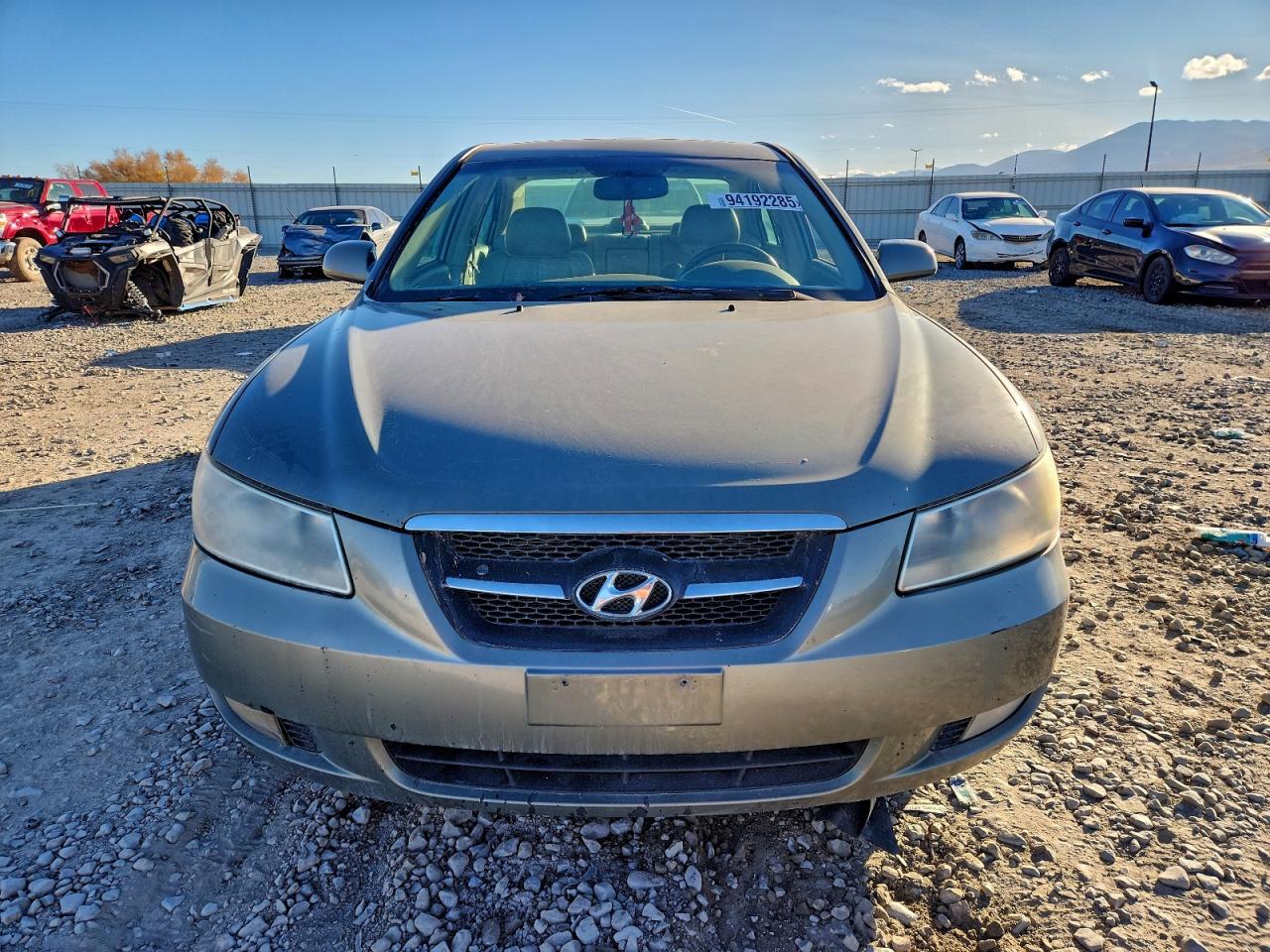 2007 Hyundai Sonata Se Green vin: 5NPEU46F27H193617
