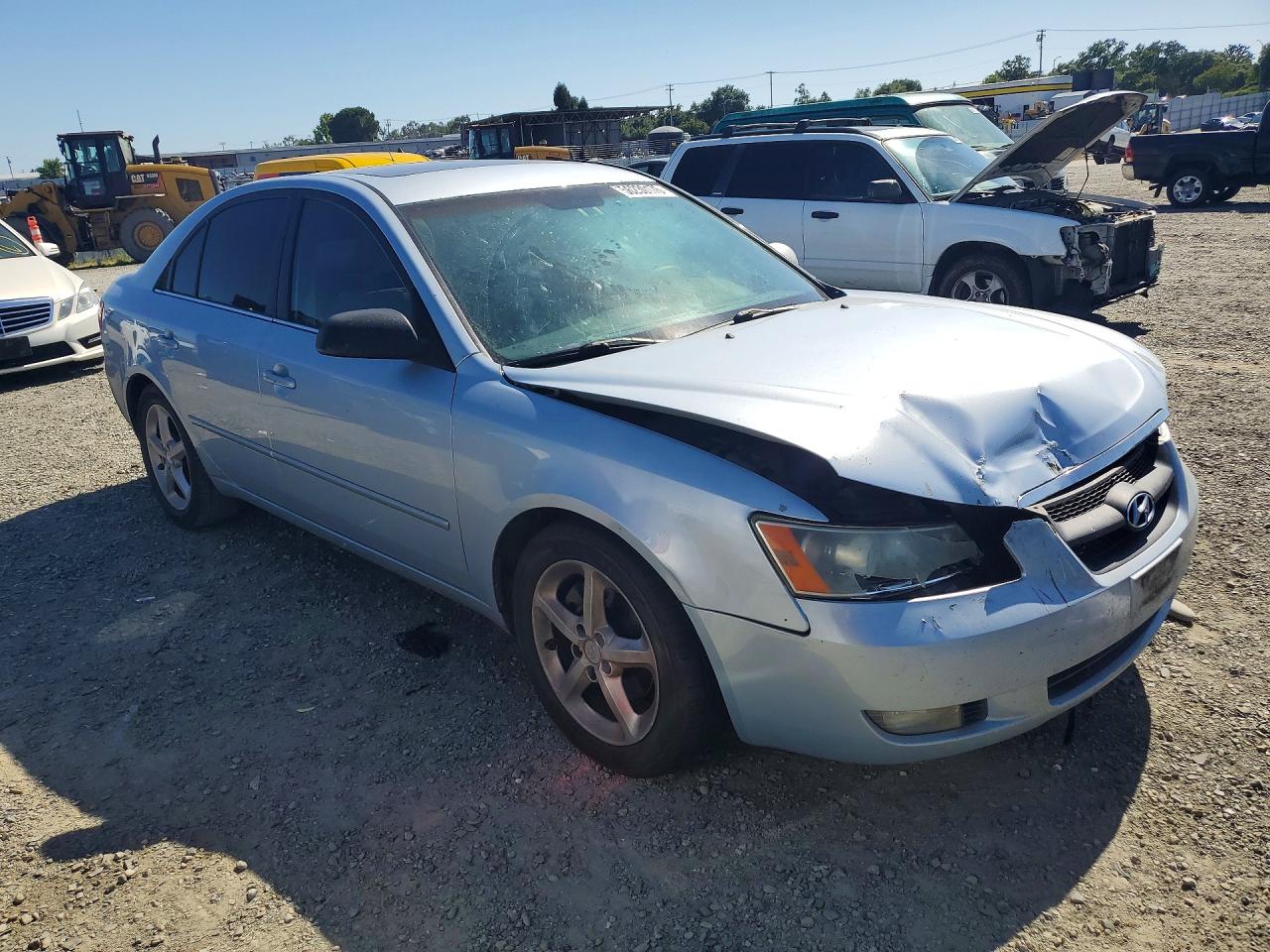 2007 Hyundai Sonata Se Blue vin: 5NPEU46F27H280062