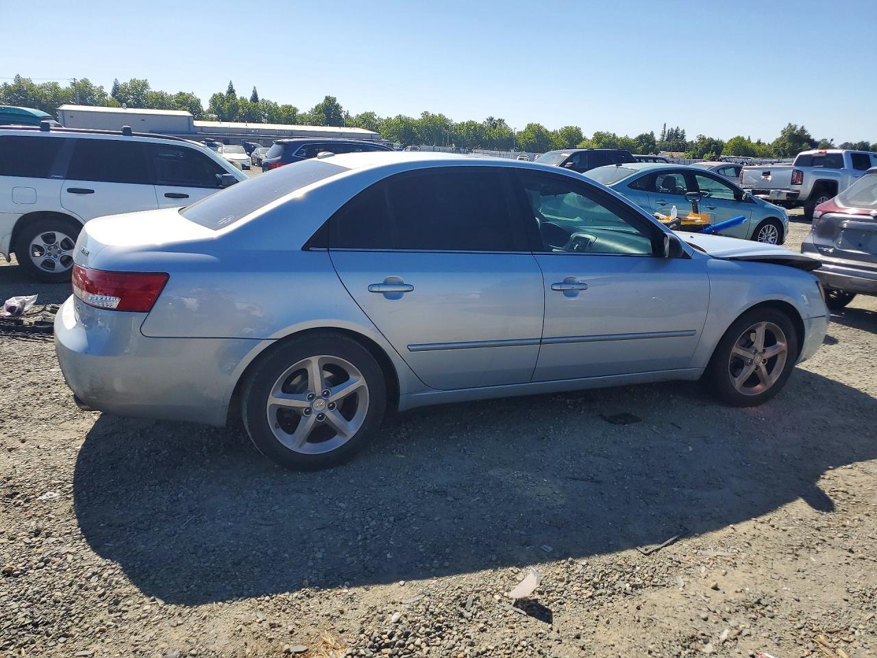 2007 Hyundai Sonata Se Blue vin: 5NPEU46F27H280062