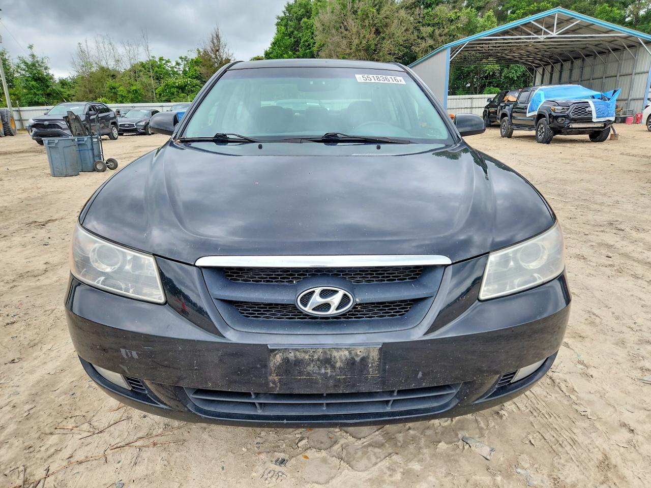 2008 Hyundai Sonata Black vin: 5NPEU46F28H345588