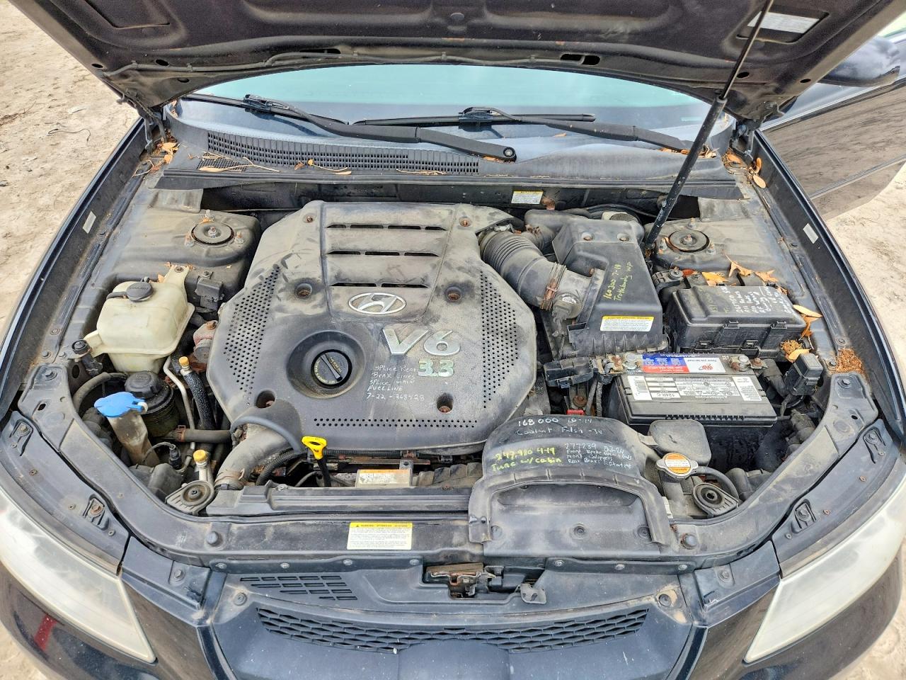 2008 Hyundai Sonata Black vin: 5NPEU46F28H345588