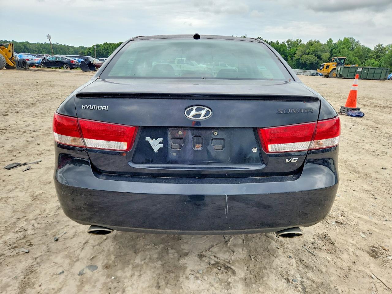 2008 Hyundai Sonata Black vin: 5NPEU46F28H345588