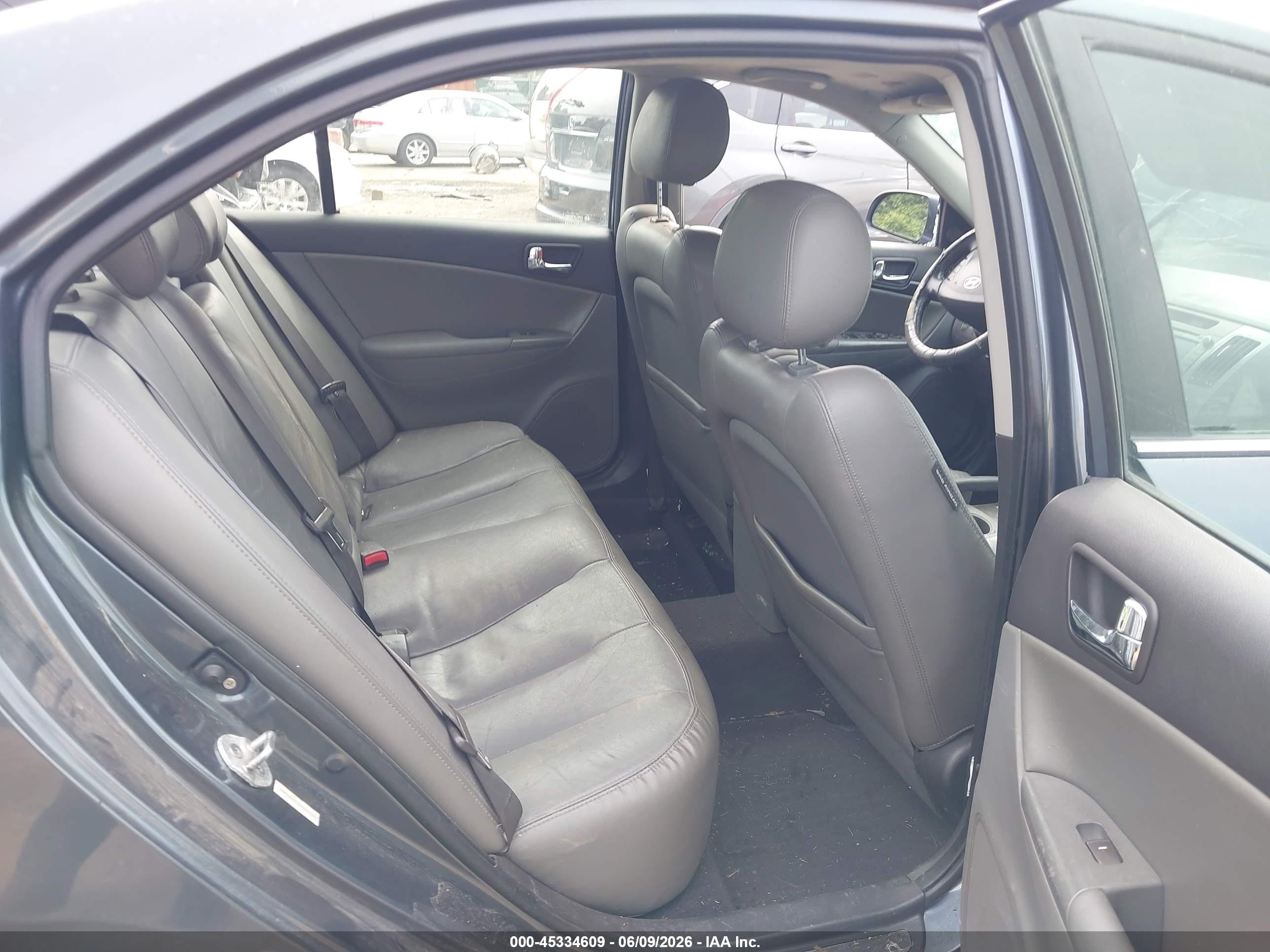 2009 Hyundai Sonata Limited V6 Gray vin: 5NPEU46F29H422932