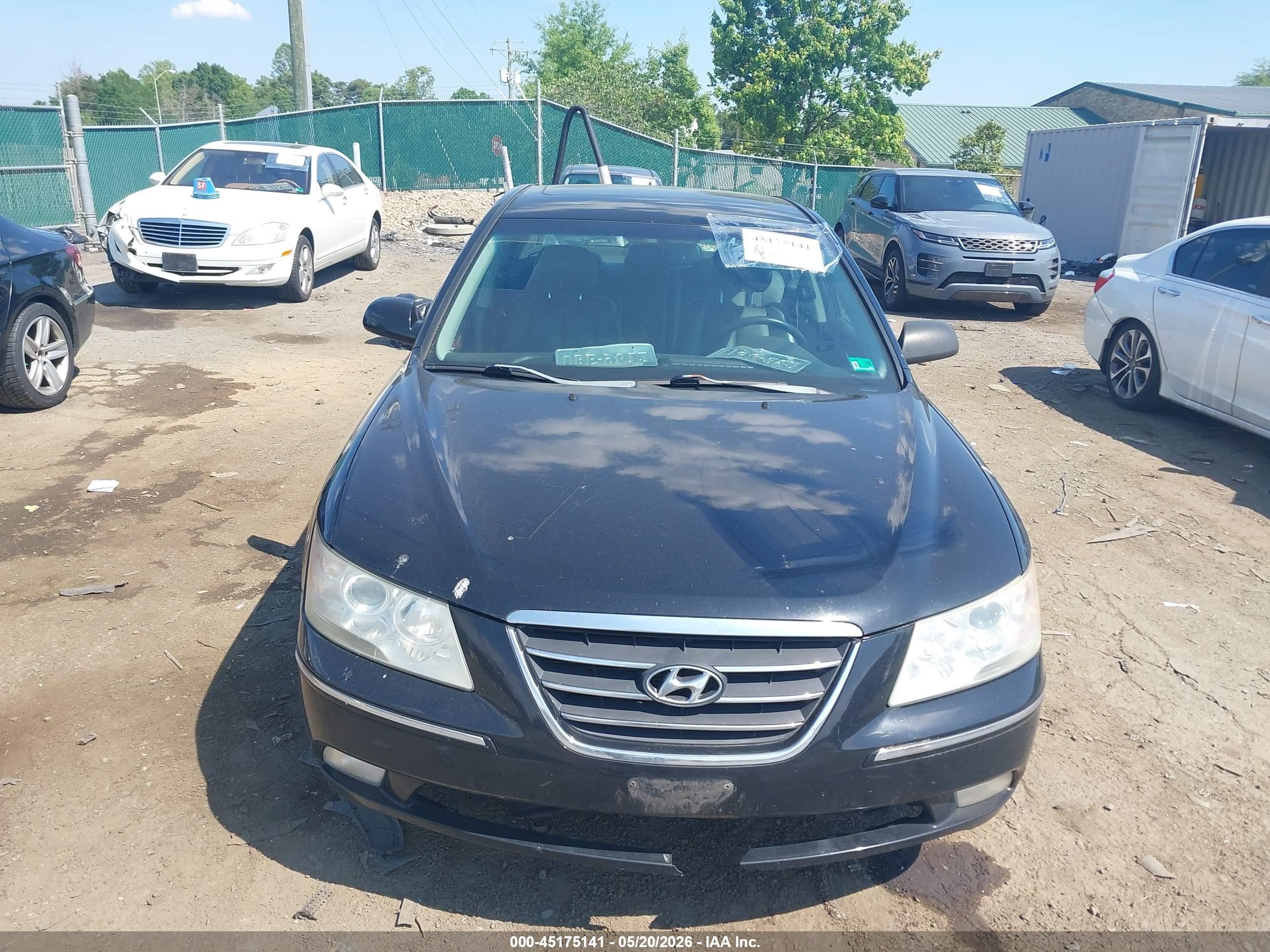 2009 Hyundai Sonata Limited V6 Black vin: 5NPEU46F29H498747
