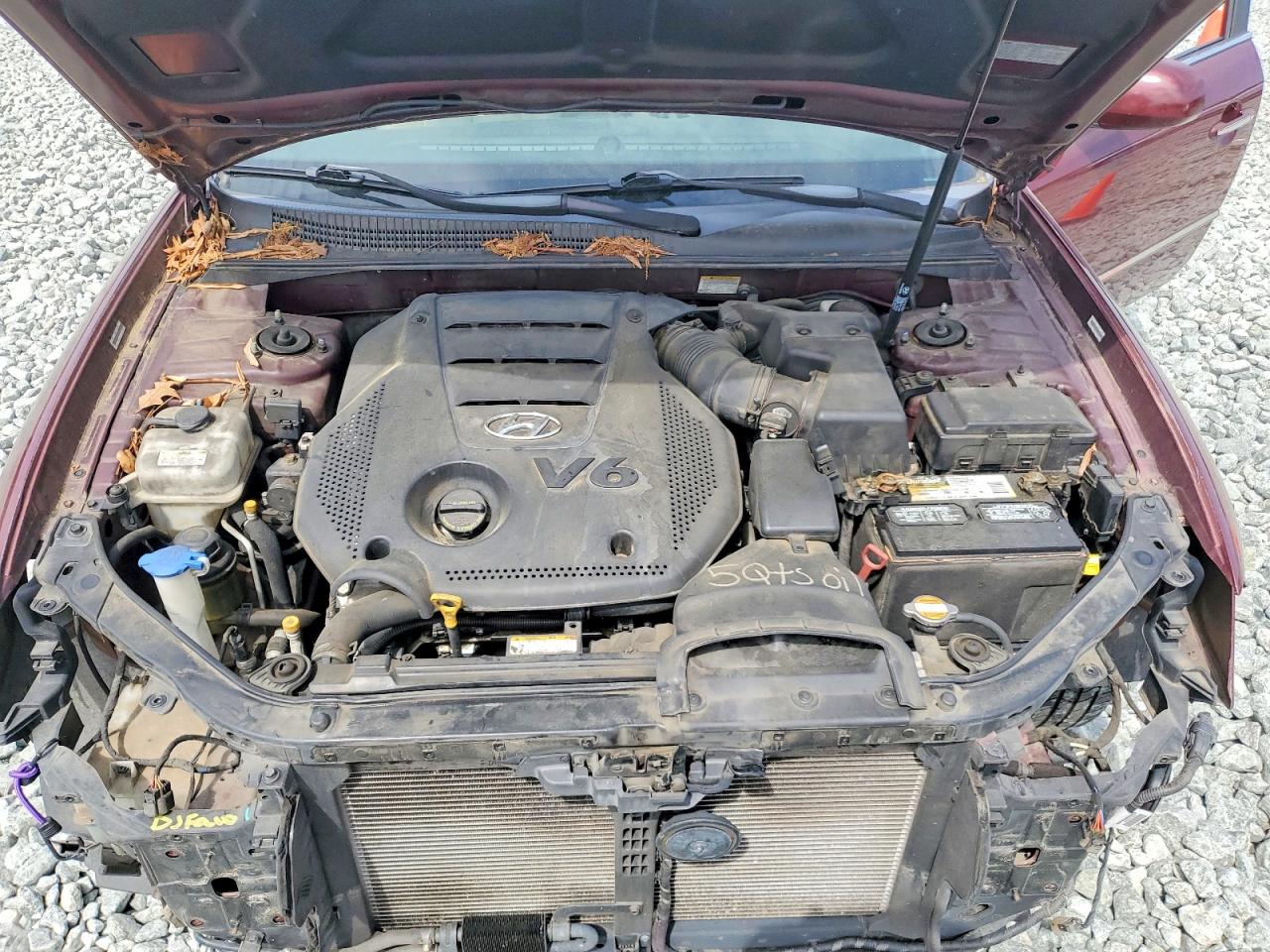 2009 Hyundai Sonata Limited V6 Burgundy vin: 5NPEU46F29H529270