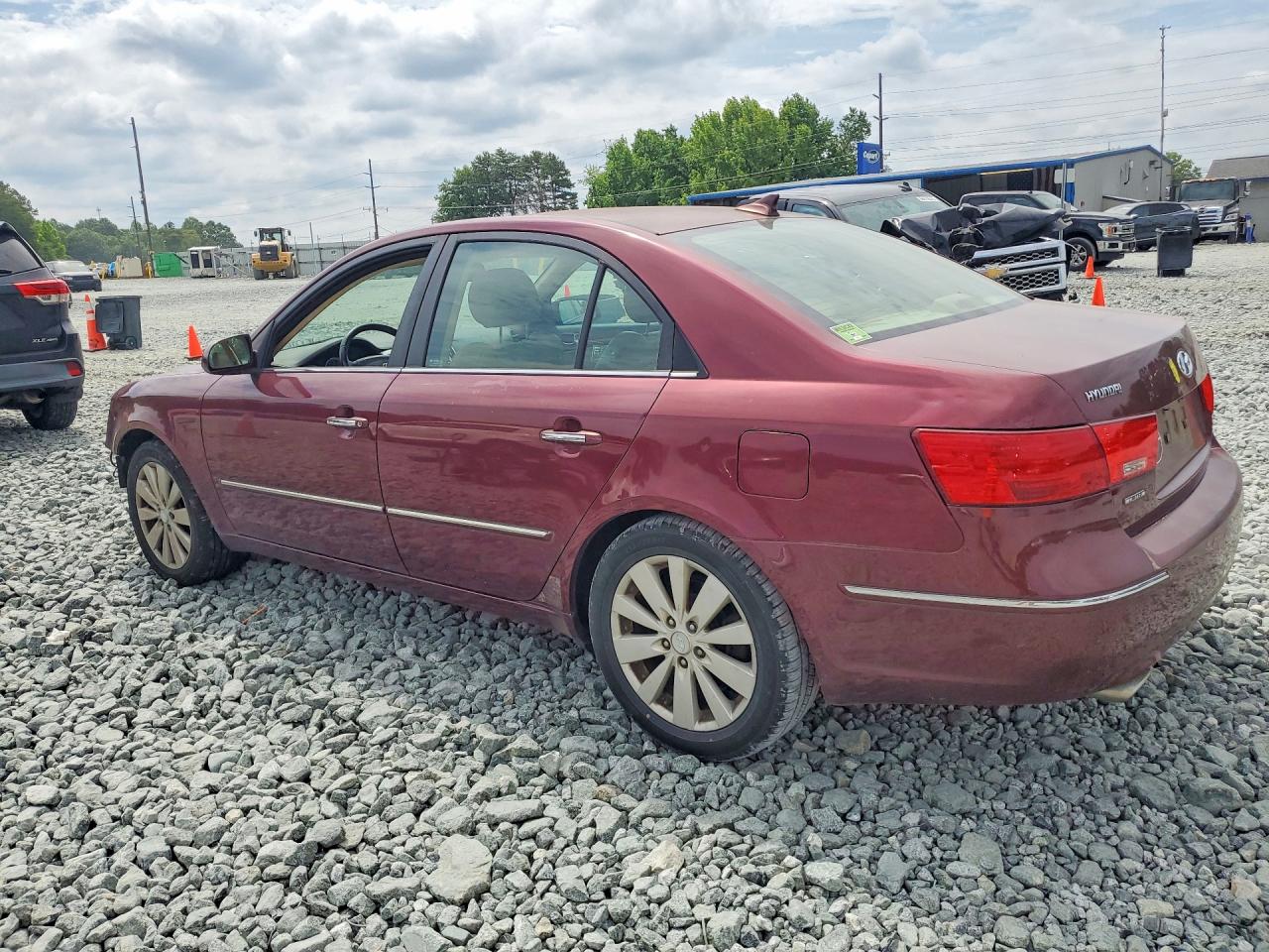 2009 Hyundai Sonata Limited V6 Burgundy vin: 5NPEU46F29H529270