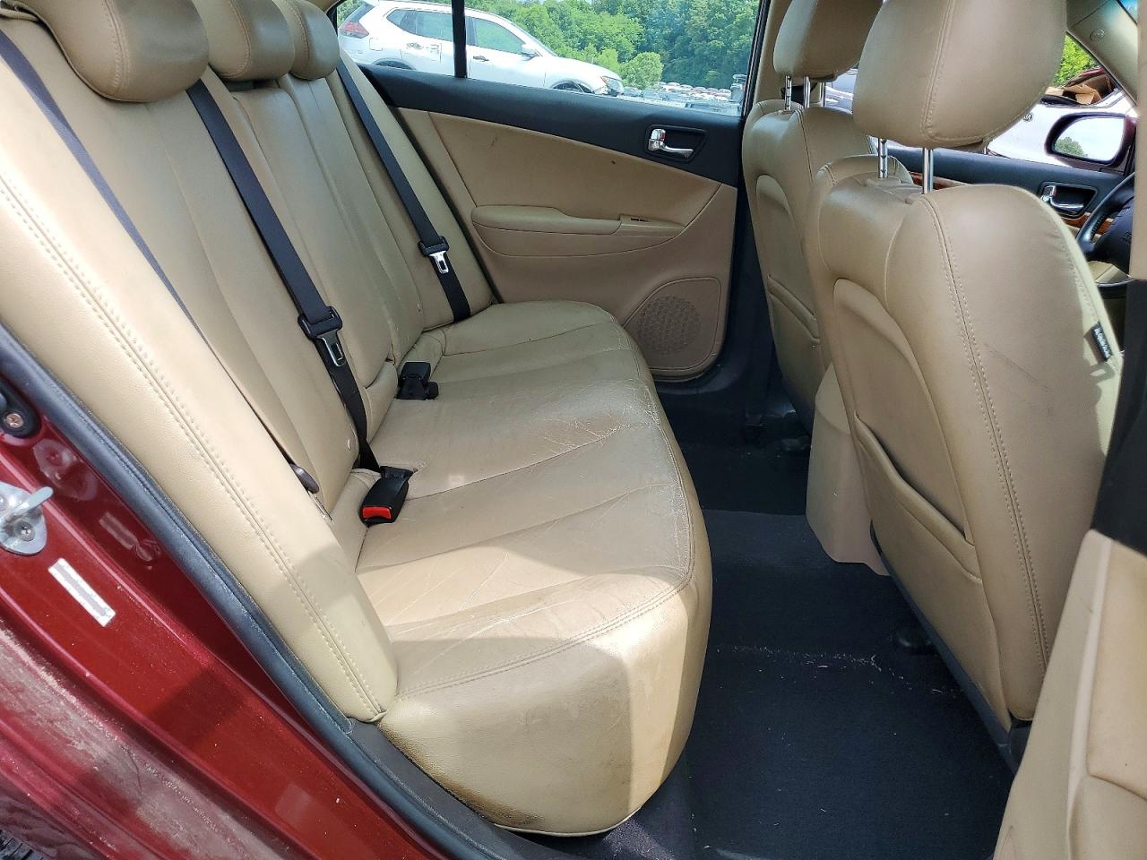 2009 Hyundai Sonata Limited V6 Burgundy vin: 5NPEU46F29H529270