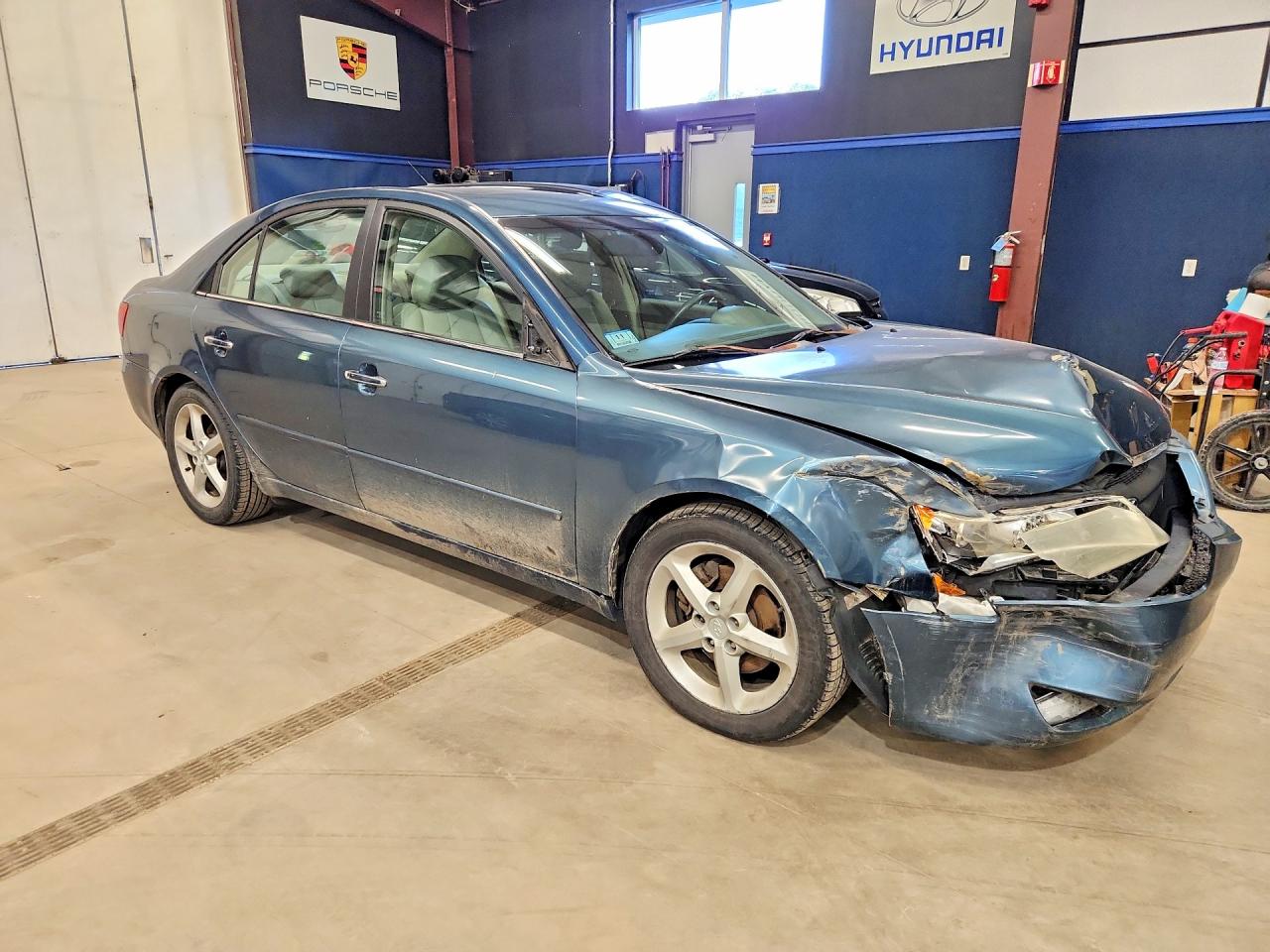 2006 Hyundai Sonata Gls V6 Blue vin: 5NPEU46F36H008053