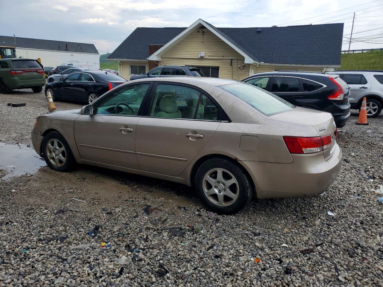 2006 Hyundai Sonata Gls V6 Желто-коричневый vin: 5NPEU46F36H038850
