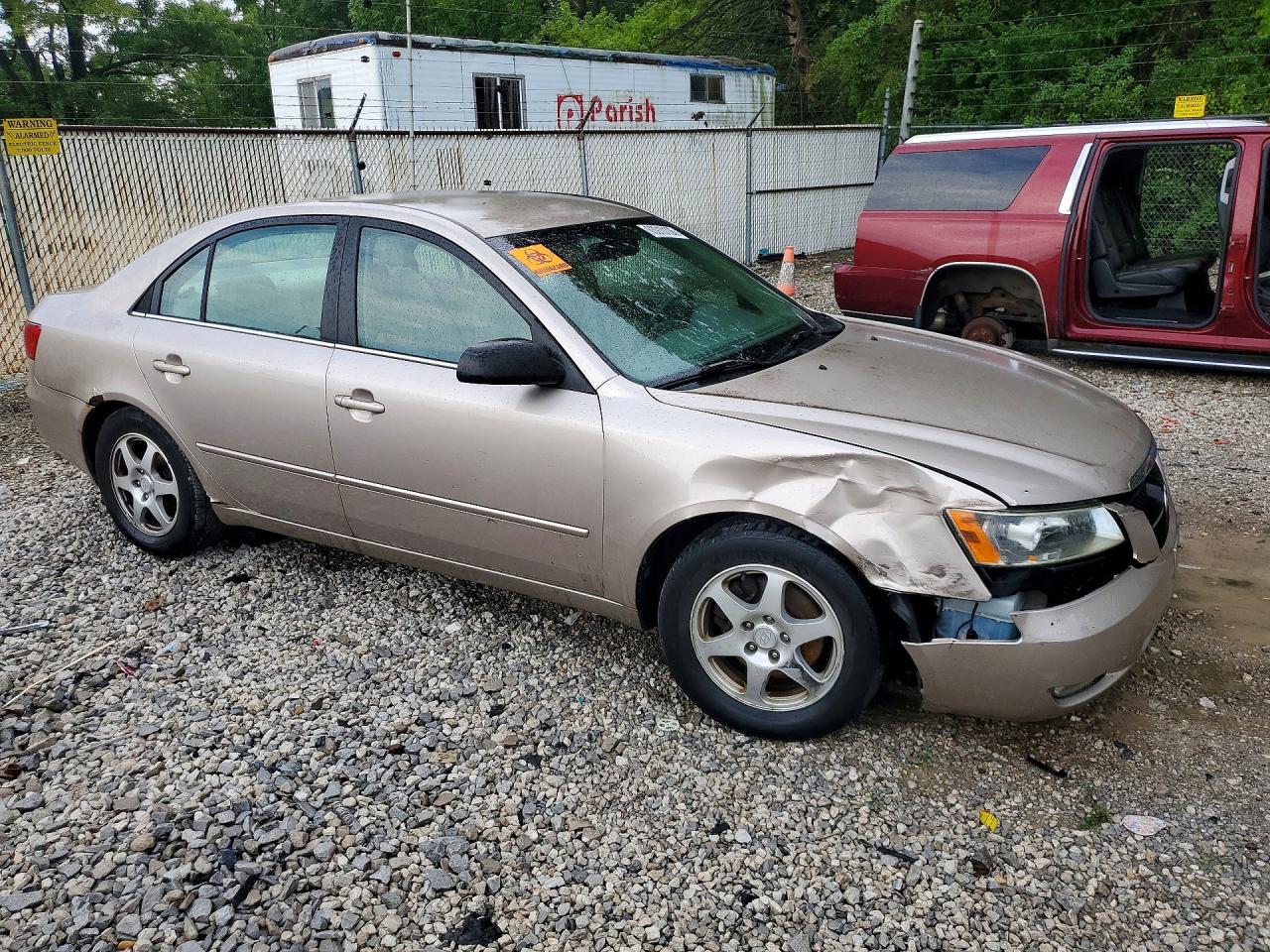 2006 Hyundai Sonata Gls V6 Желто-коричневый vin: 5NPEU46F36H038850