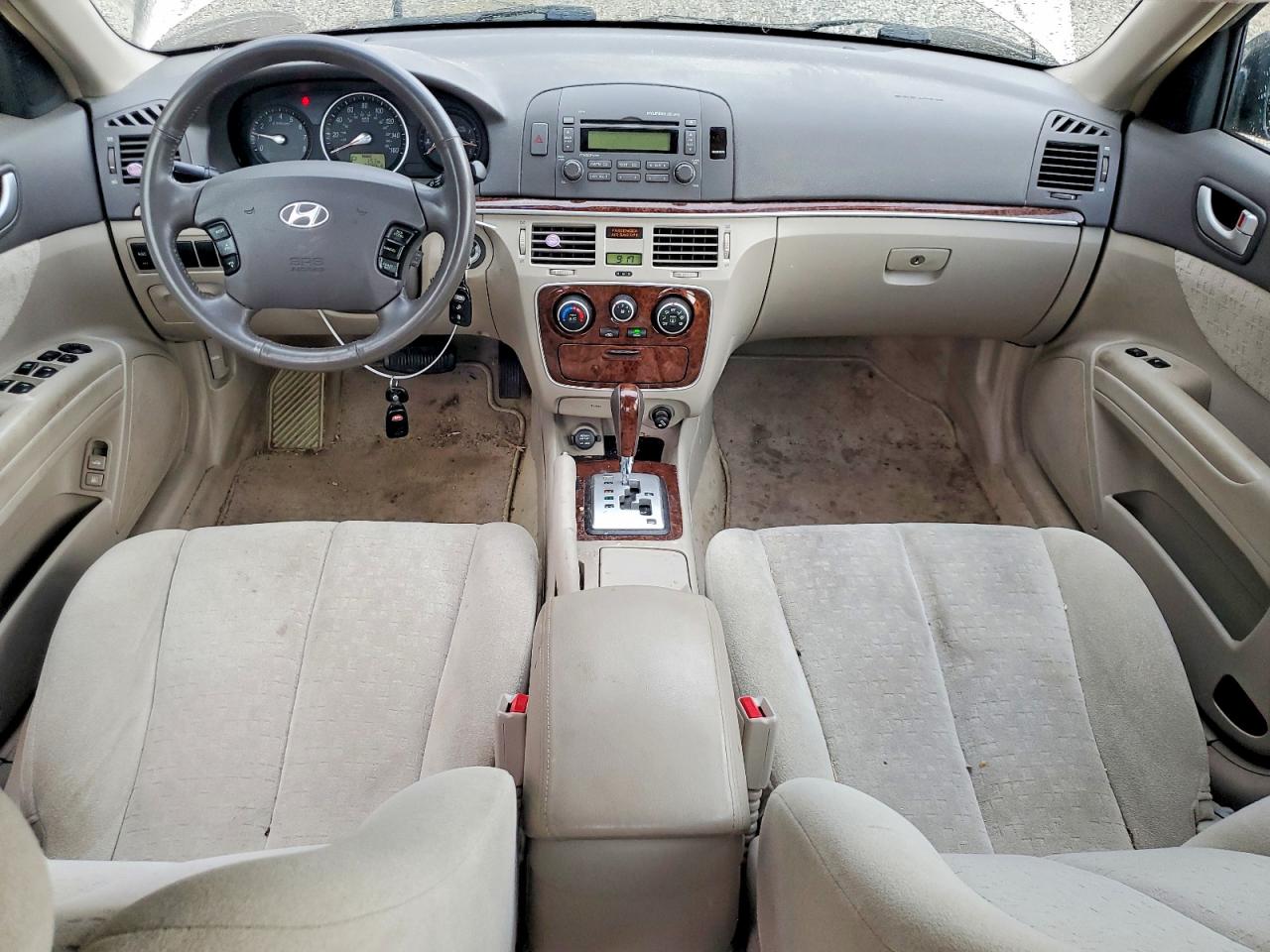 2006 Hyundai Sonata Gls V6 Желто-коричневый vin: 5NPEU46F36H038850