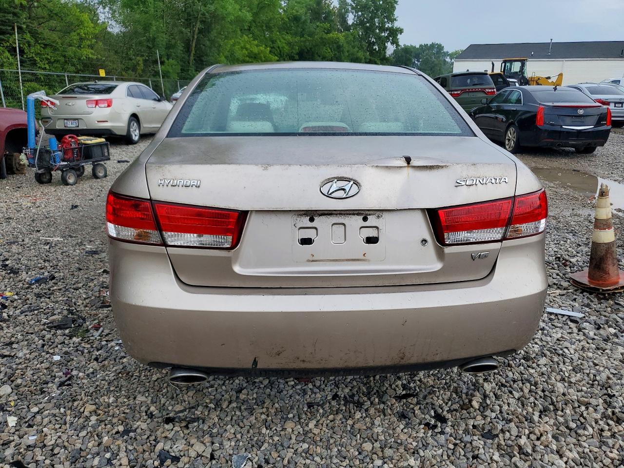 2006 Hyundai Sonata Gls V6 Желто-коричневый vin: 5NPEU46F36H038850