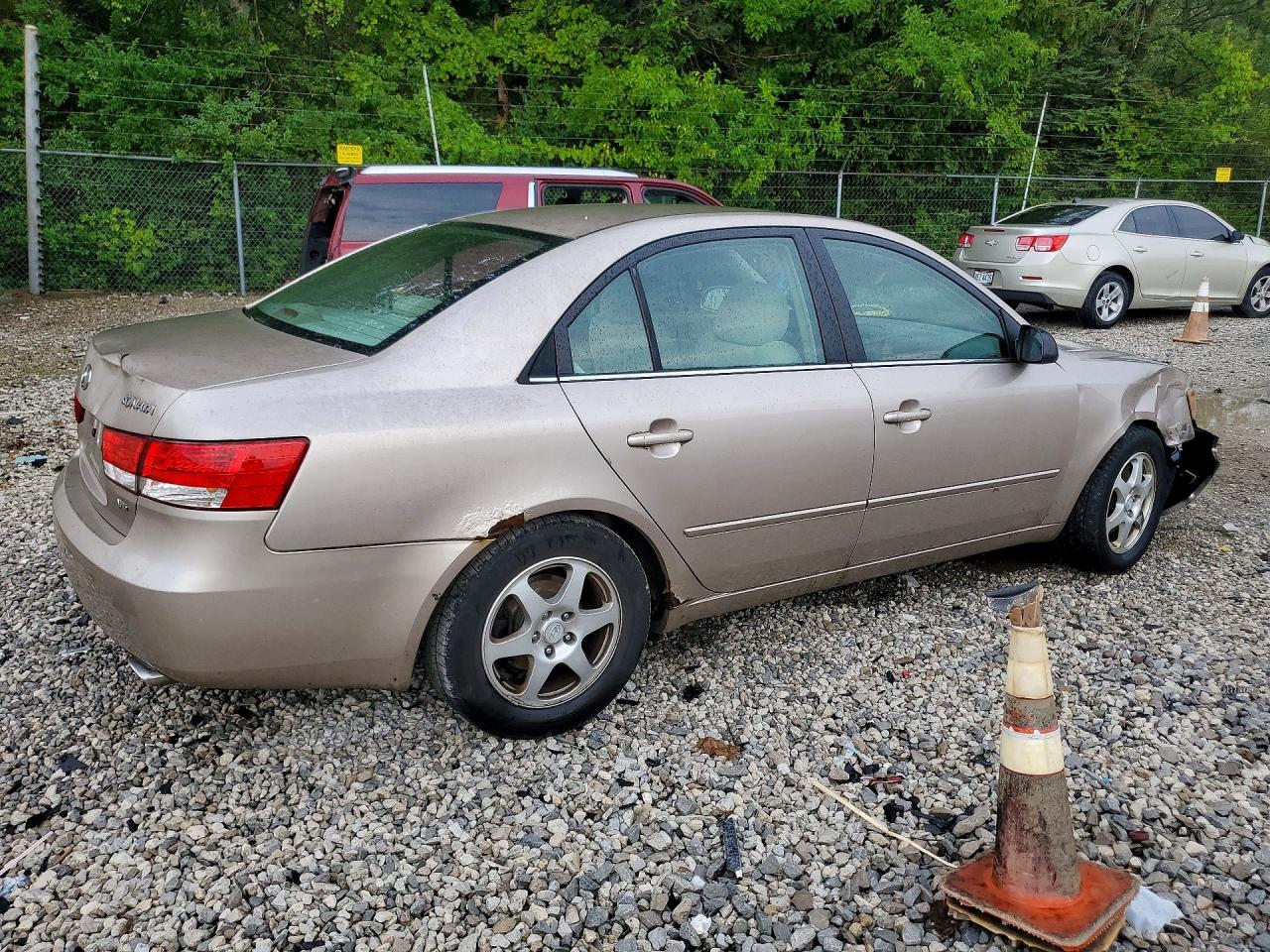 2006 Hyundai Sonata Gls V6 Желто-коричневый vin: 5NPEU46F36H038850