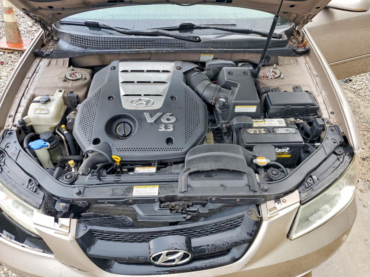 2006 Hyundai Sonata Gls V6 Желто-коричневый vin: 5NPEU46F36H038850