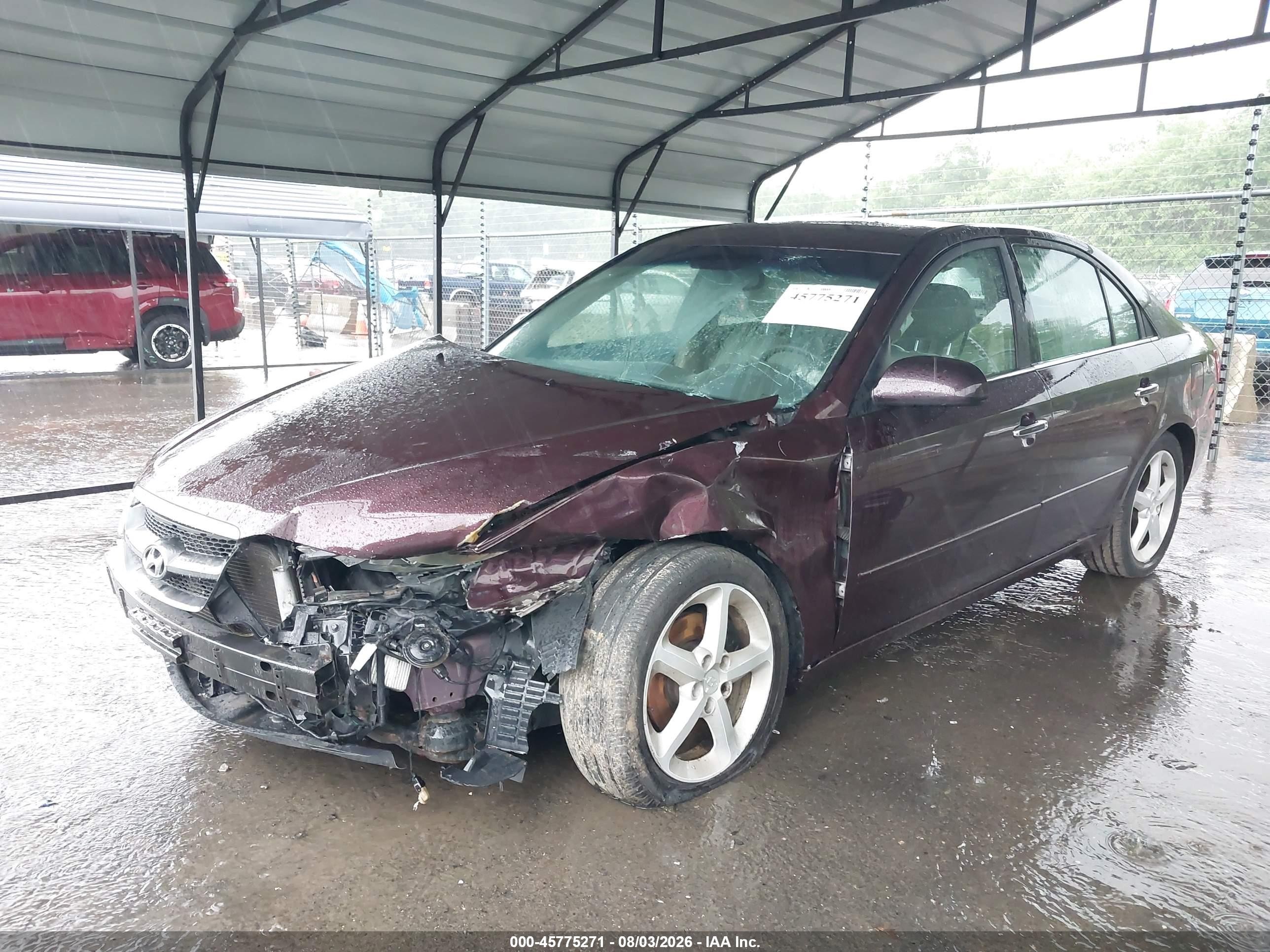 2006 Hyundai Sonata Gls V6/lx V6 Purple vin: 5NPEU46F36H069712