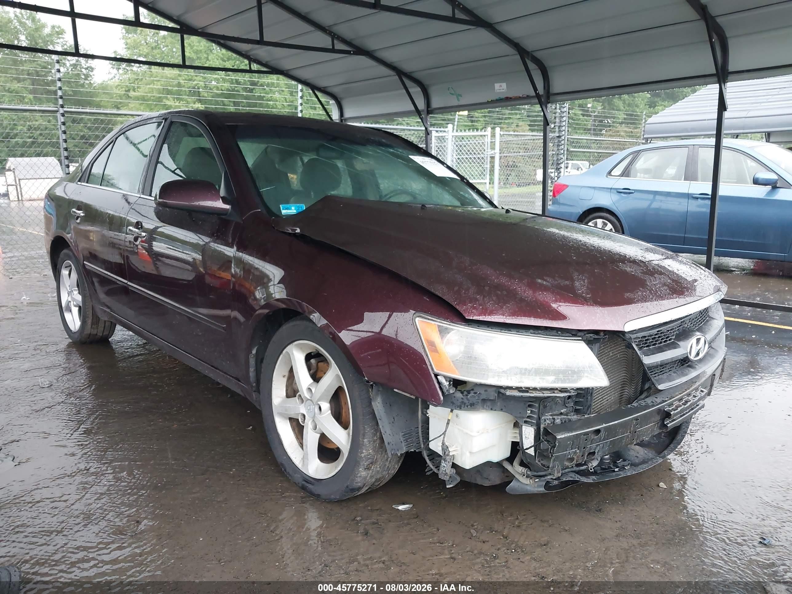 2006 Hyundai Sonata Gls V6/lx V6 Purple vin: 5NPEU46F36H069712
